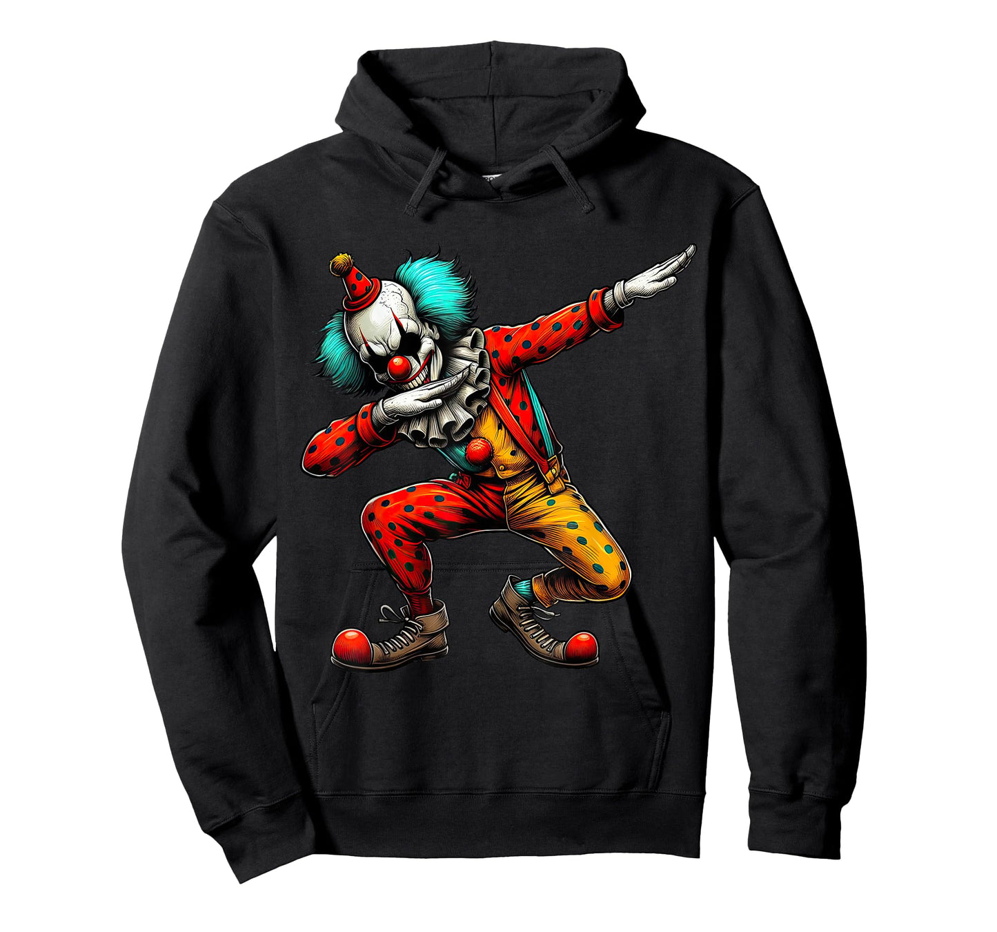 Dabbing Creepy Clown Scary Halloween Dab Dance T-Shirt