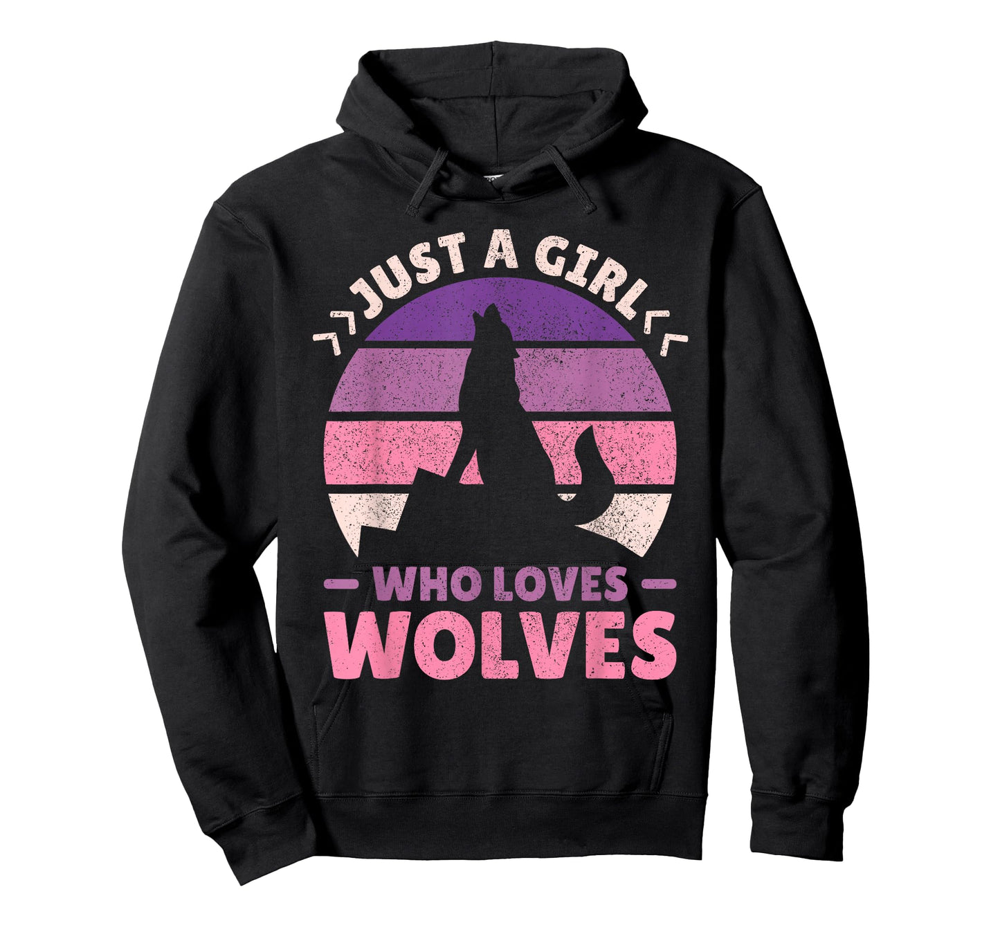 Just A Girl Who Loves Wolves Women Wolf Stuff Teen Girl Wolf T-Shirt