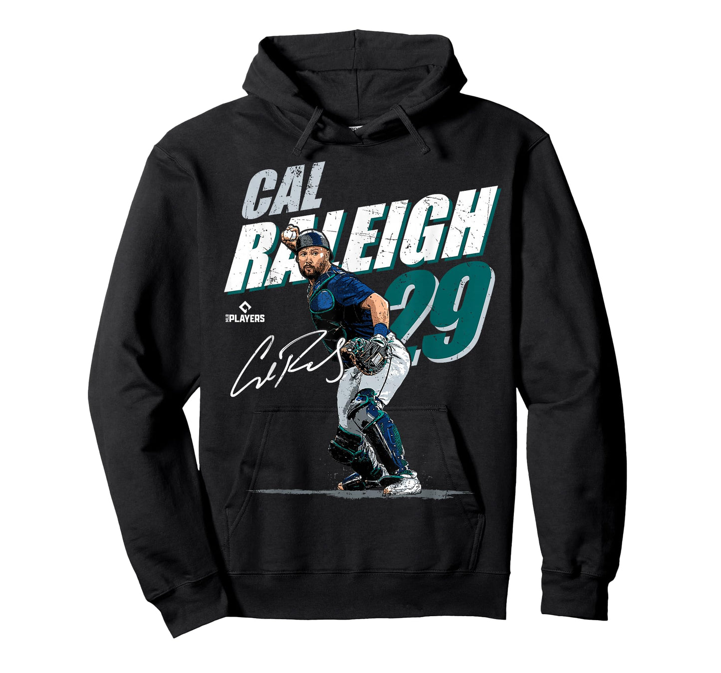 Cal Raleigh | Seattle MLB Baseball Players | MLBCRA204M T-Shirt