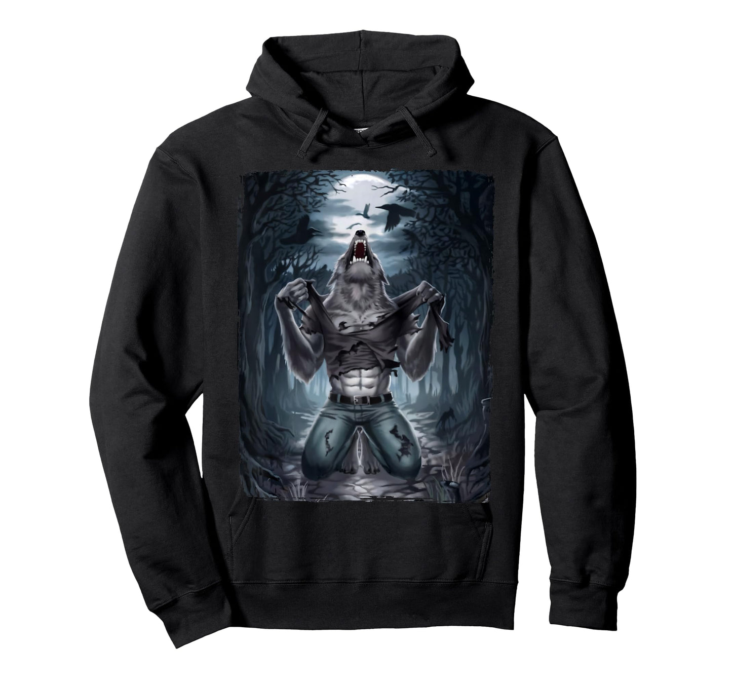 Funny Alpha Meme Werewolf Ripping T-Shirt