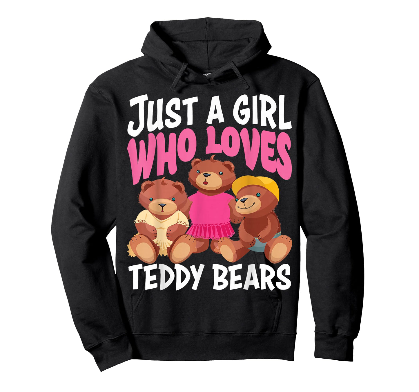 Funny Just A Girl Who Loves Teddy Bears Gift Love Plush Toys T-Shirt