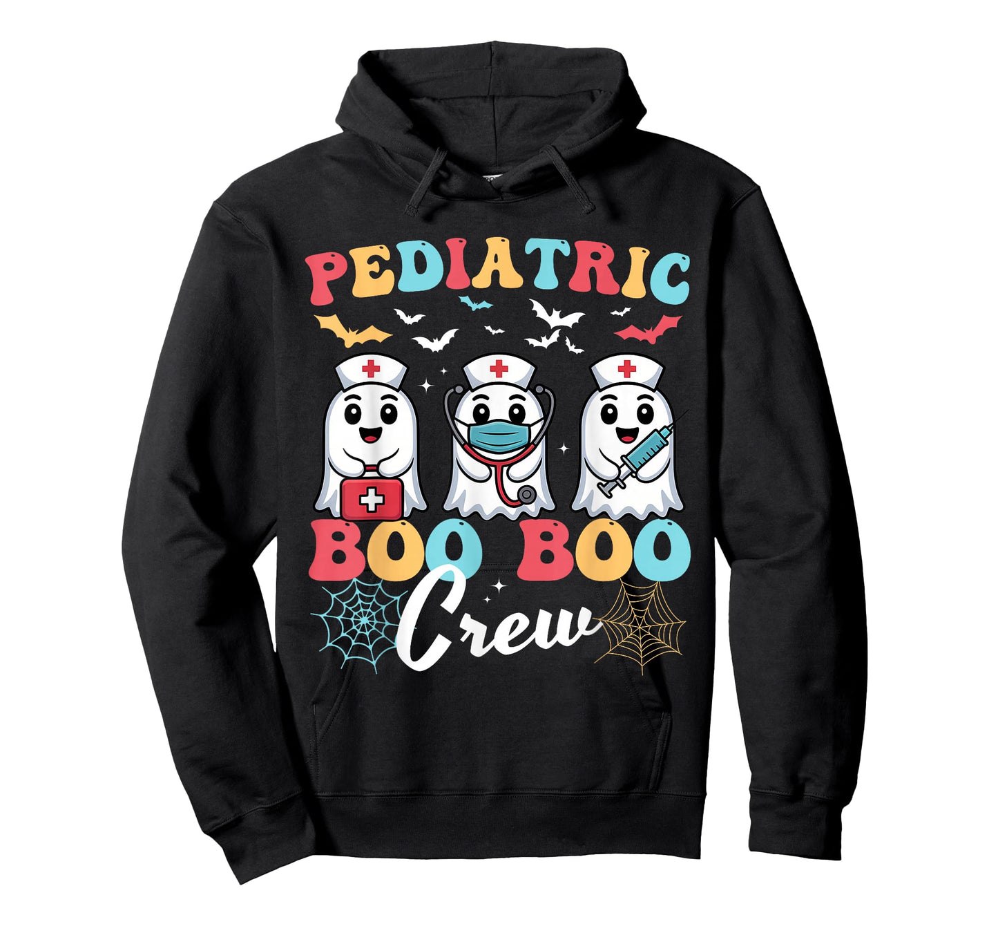 Pediatric Nurse Boo Boo Crew Ghost Nurse Halloween 2025 T-Shirt