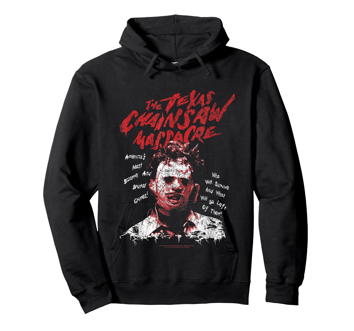 Texas Chainsaw Massacre Leatherface Word Crown T-Shirt