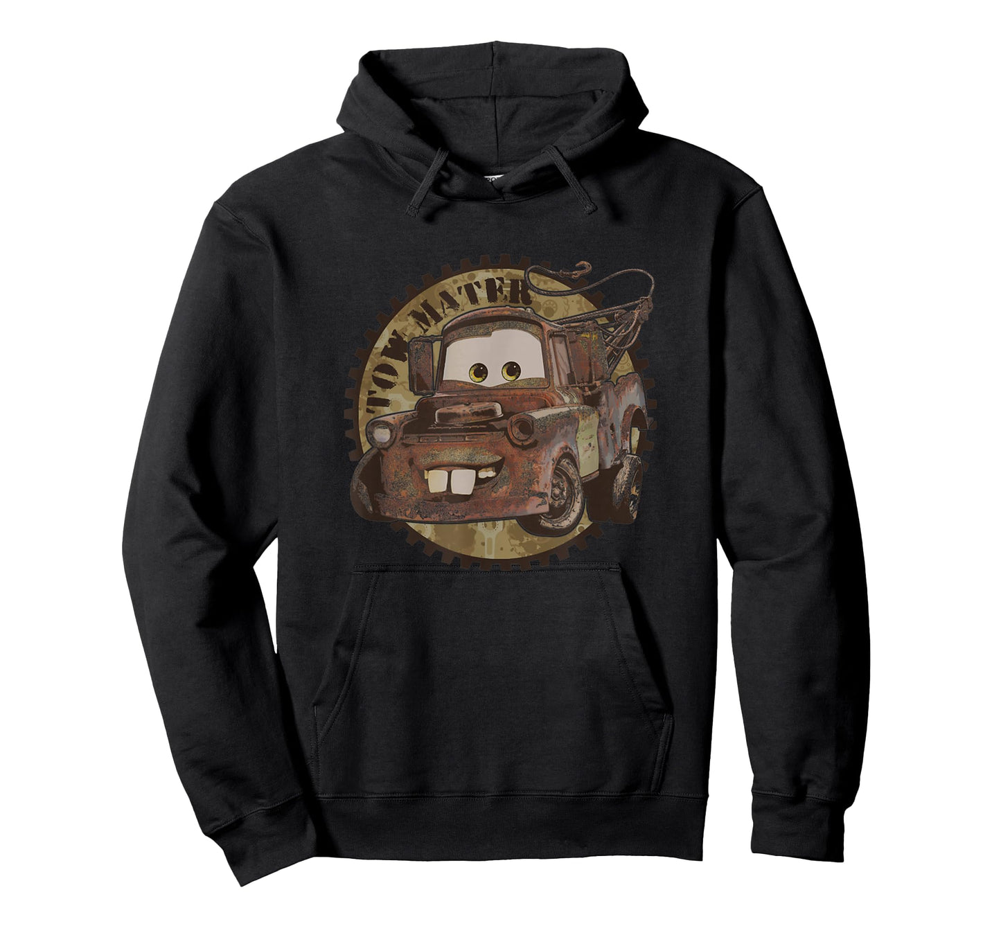 Disney Pixar Cars Tow Mater Rusty Gear Vintage Logo T-Shirt
