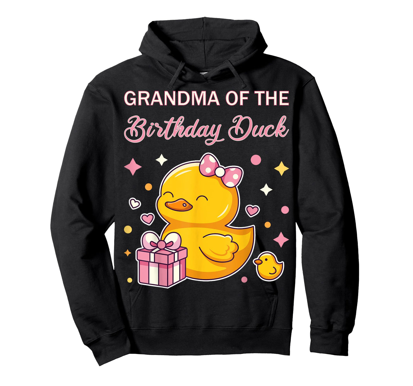 Grandma of the Birthday Duck Christmas Anime Party Outfit T-Shirt