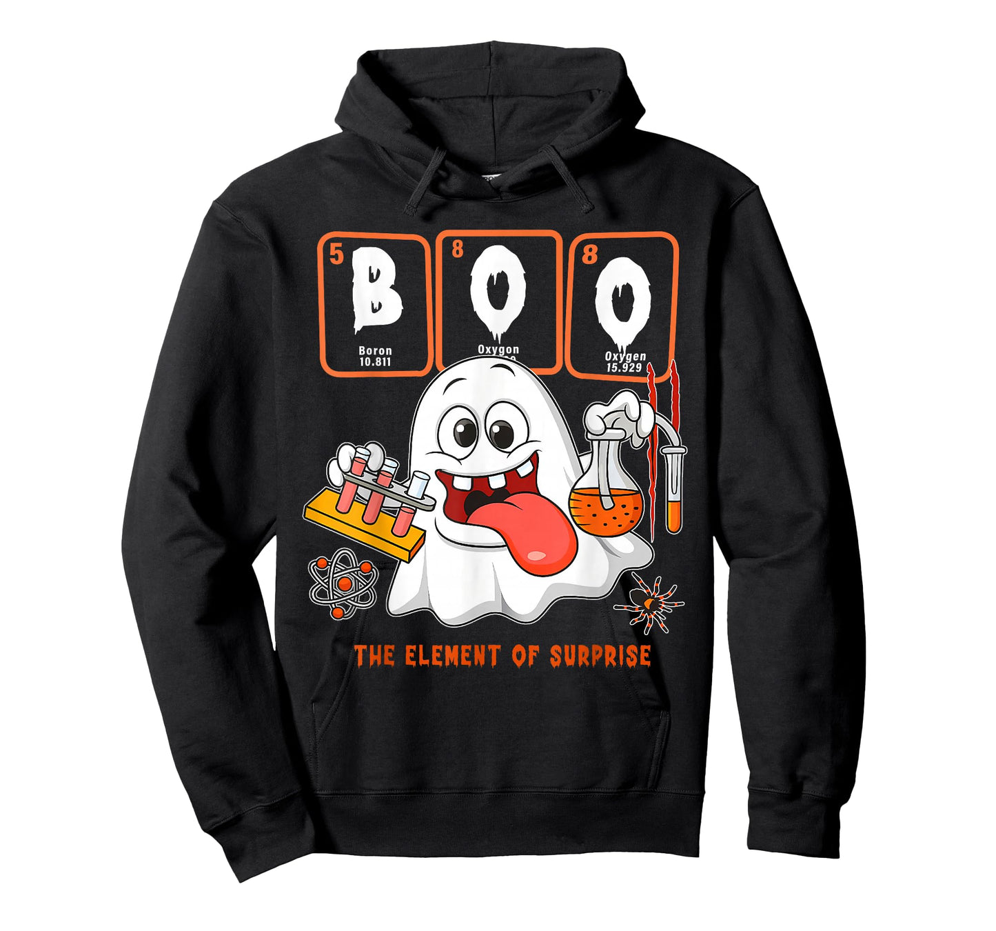 Chemistry Boo The Element Of Surprise Halloween Men Women T-Shirt