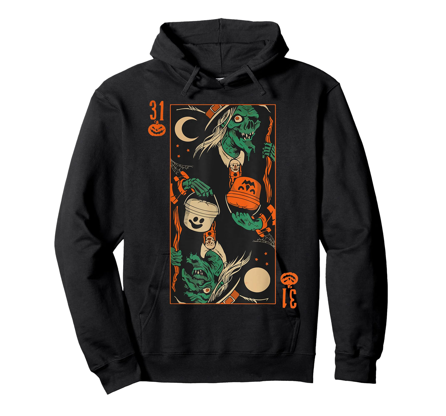 Scary Witch Funny Halloween Pumpkin T-Shirt