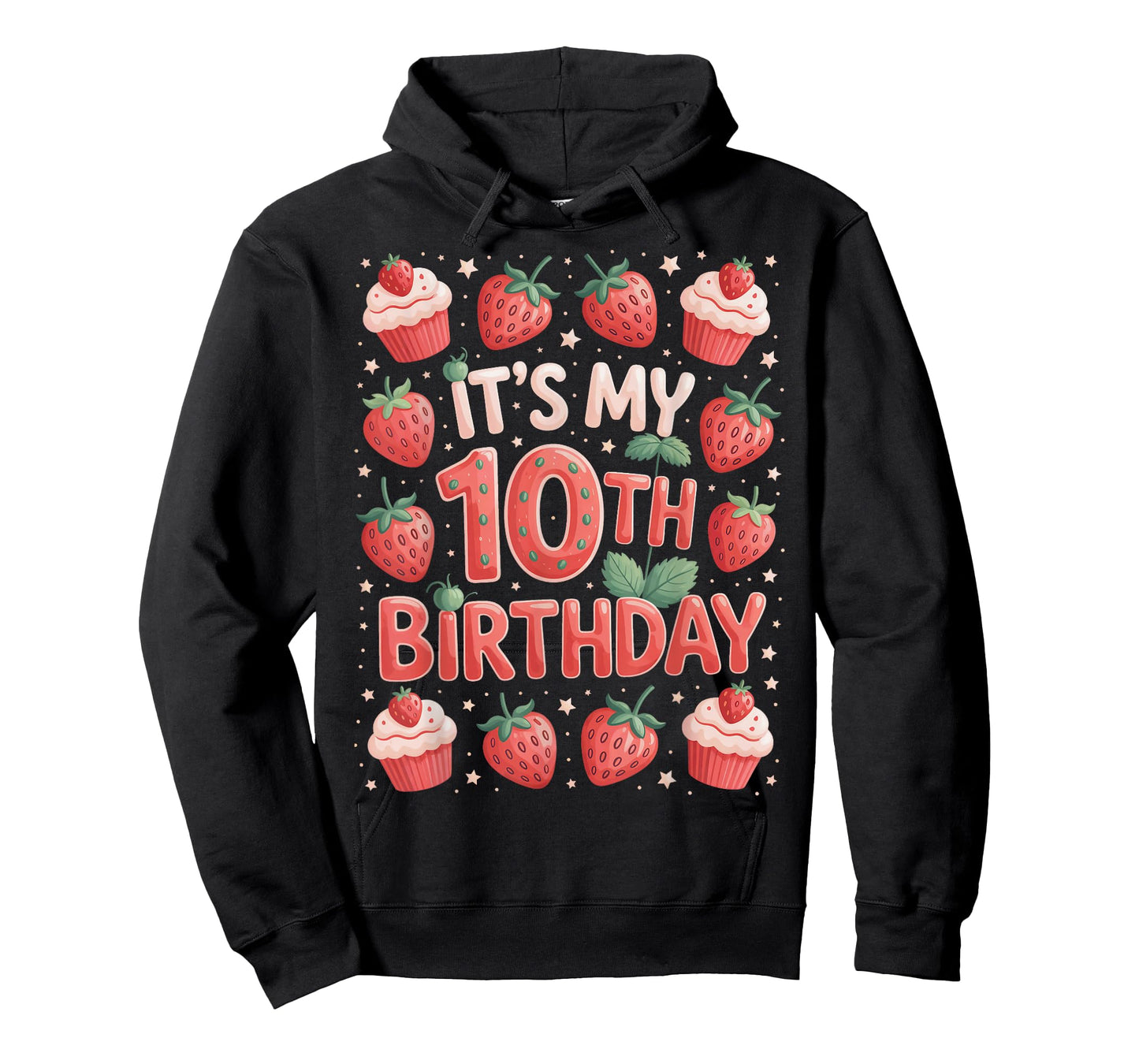 Berry Sweet It's My 10th Birthday Girls Fun T-Shirt