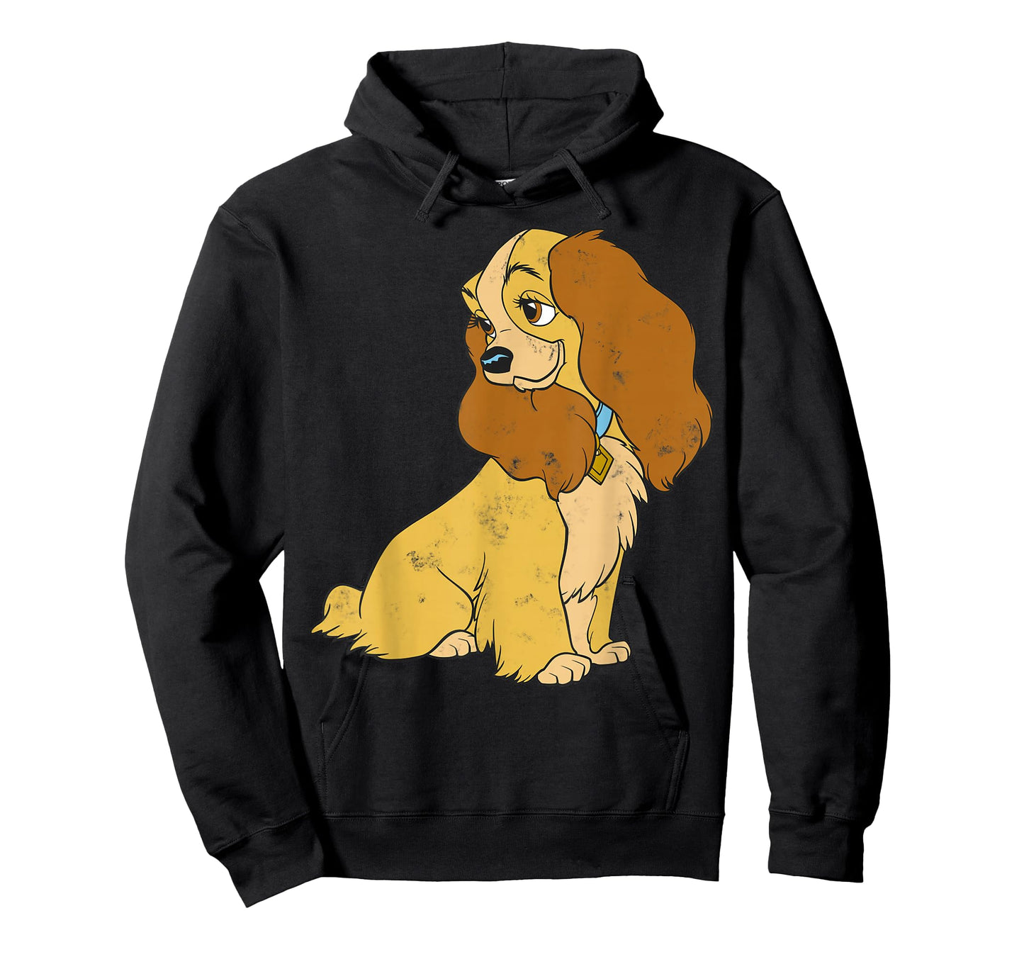 Disney Lady and The Tramp Lady Simple Portrait T-Shirt