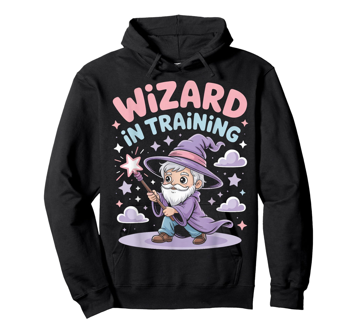 Wizard in Training Cute Apprentice Magic Illustration T-Shirt