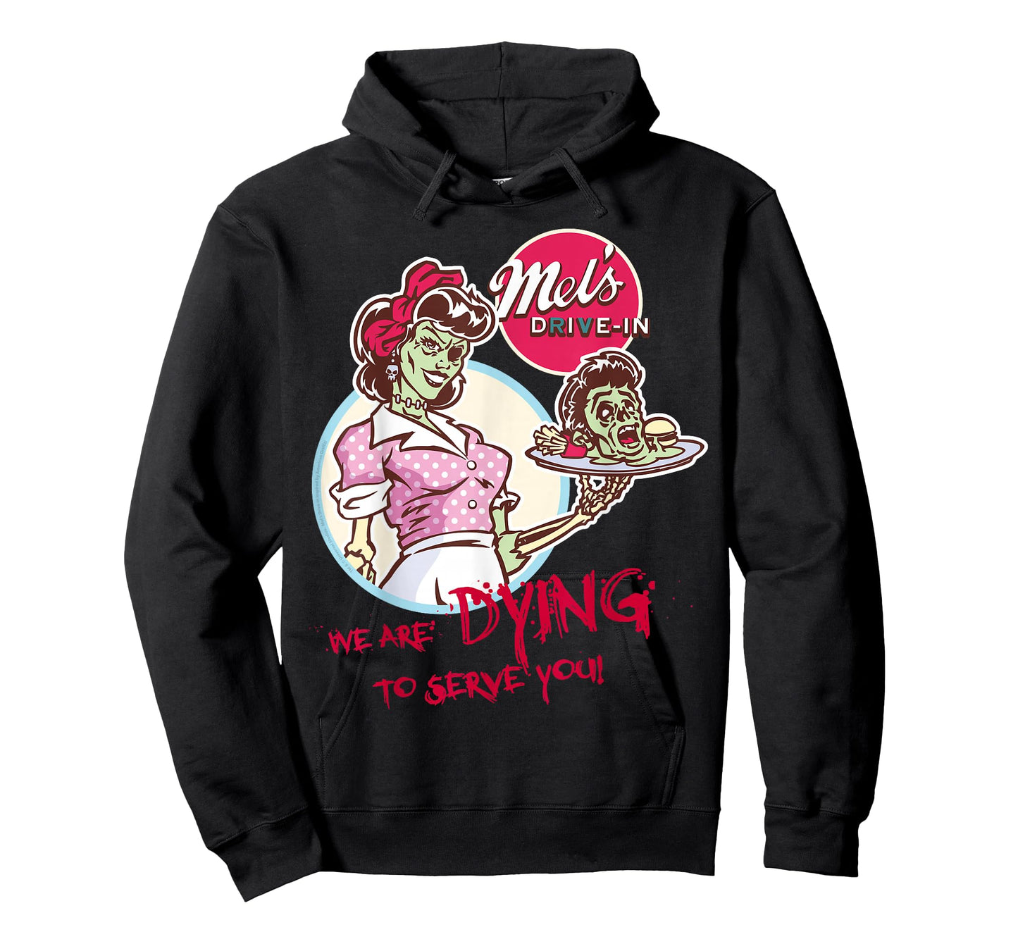 Halloween Horror Nights Mel’s Zombie Diner Front & Back T-Shirt