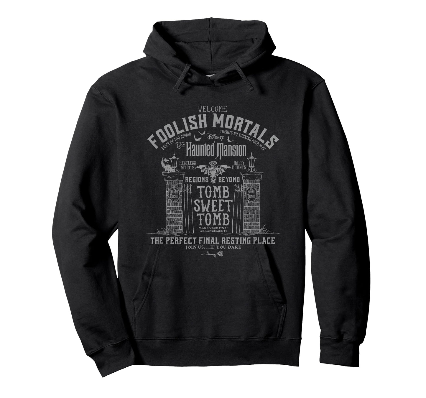 The Haunted Mansion Tomb Sweet Tomb Welcome Mortals Poster T-Shirt