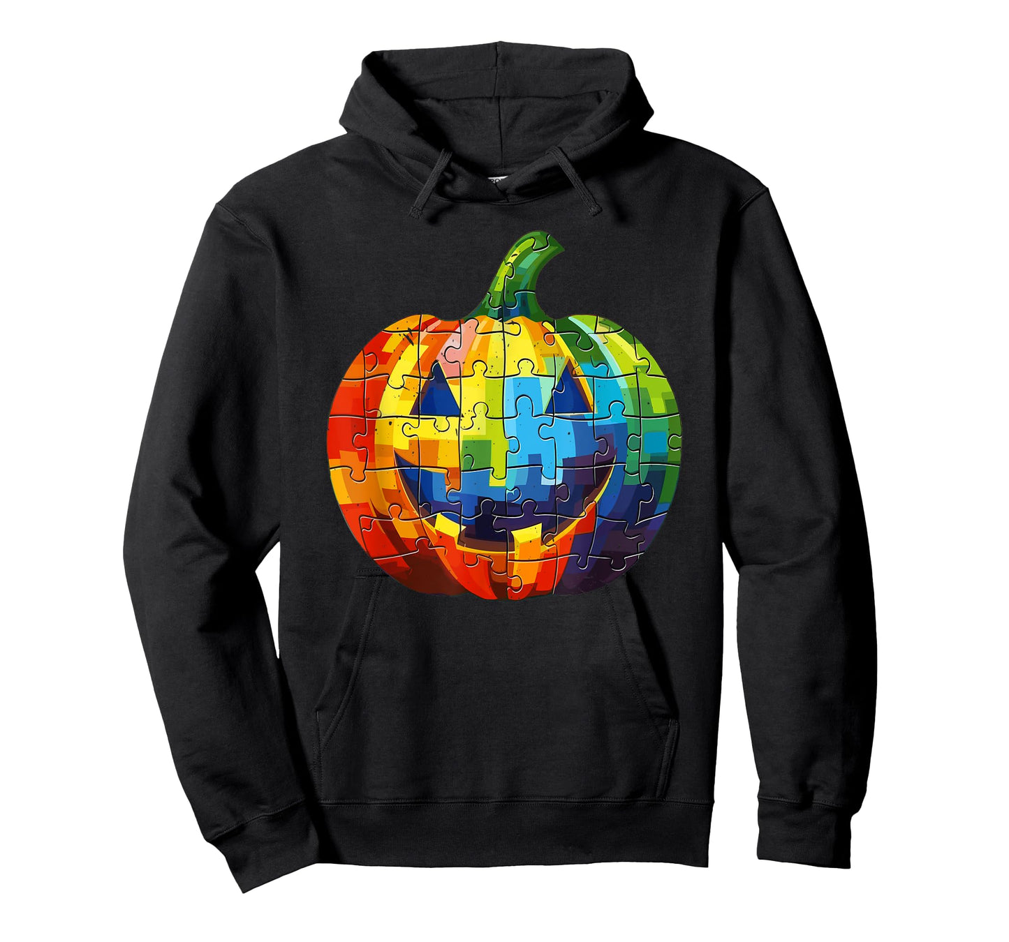 Autism Halloween Puzzle Trick Or Treat Autism Awareness T-Shirt