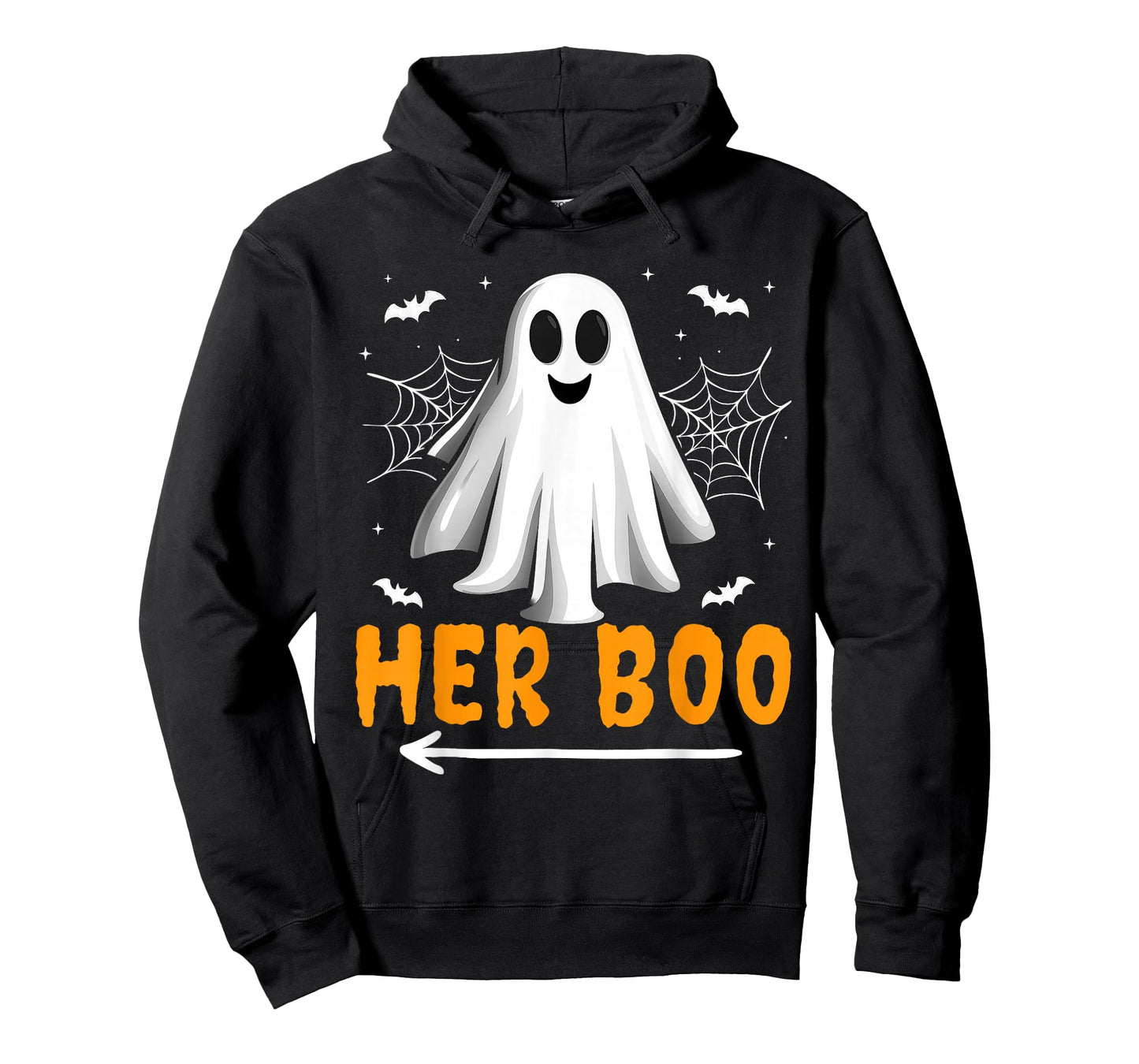 Her Boo His Boo Funny Matching Halloween Couples Men Women T-Shirt