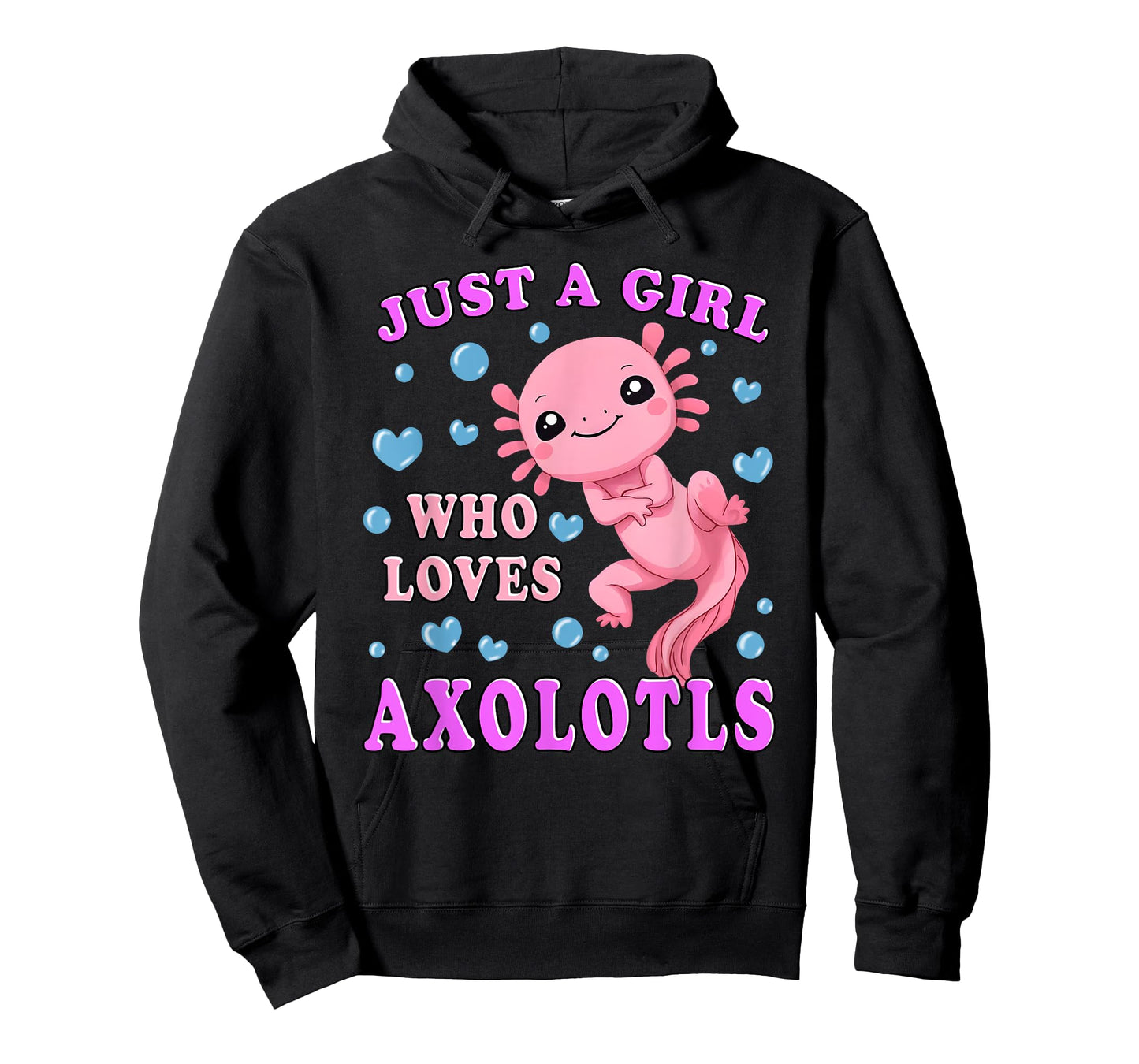 Axolotl Kawaii Cute Anime Axolotl for Teen Girls Kids T-Shirt