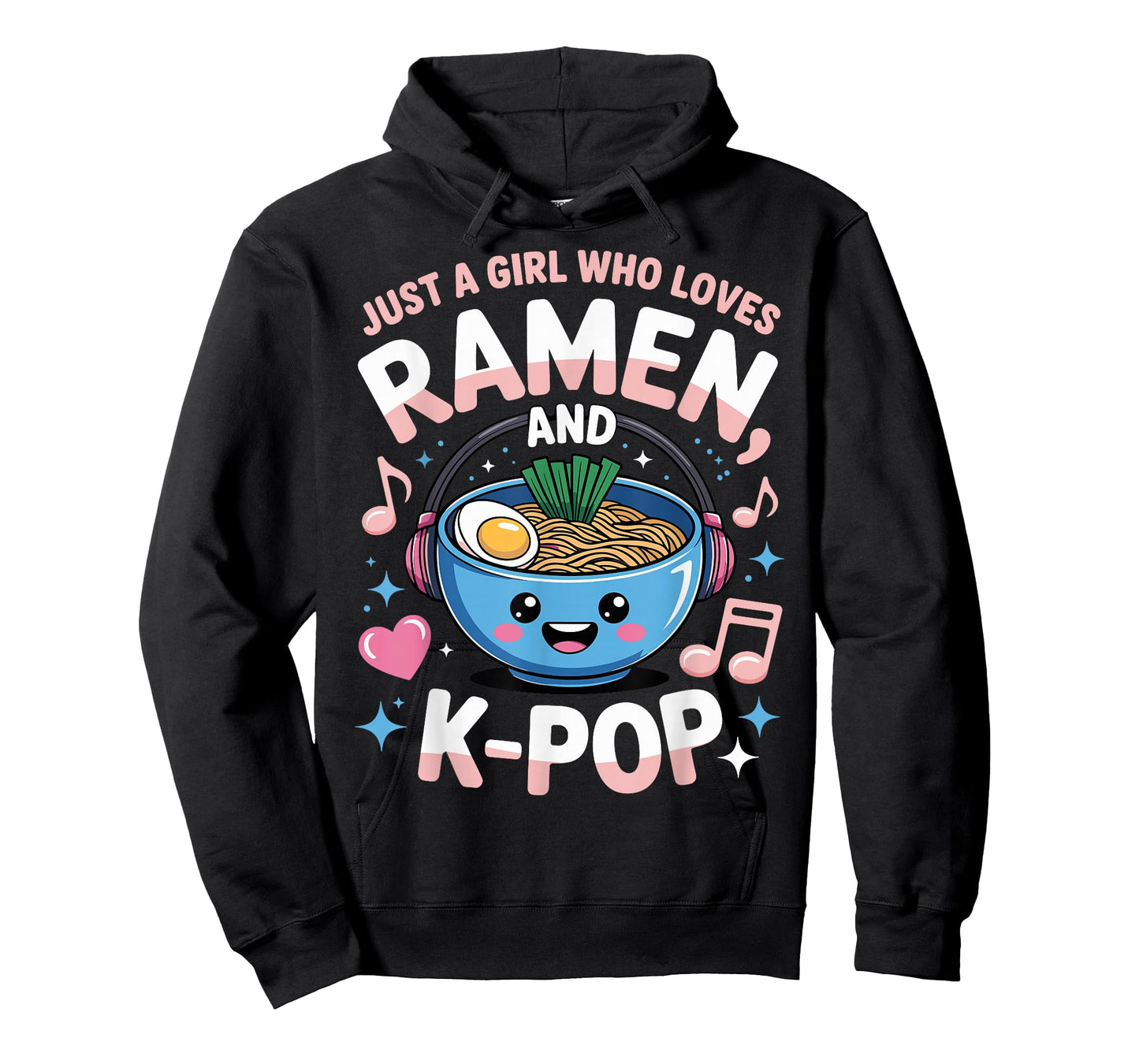 Ramen Kpop Just A Girl Who Loves Ramen and K-Pop K Pop Girl T-Shirt