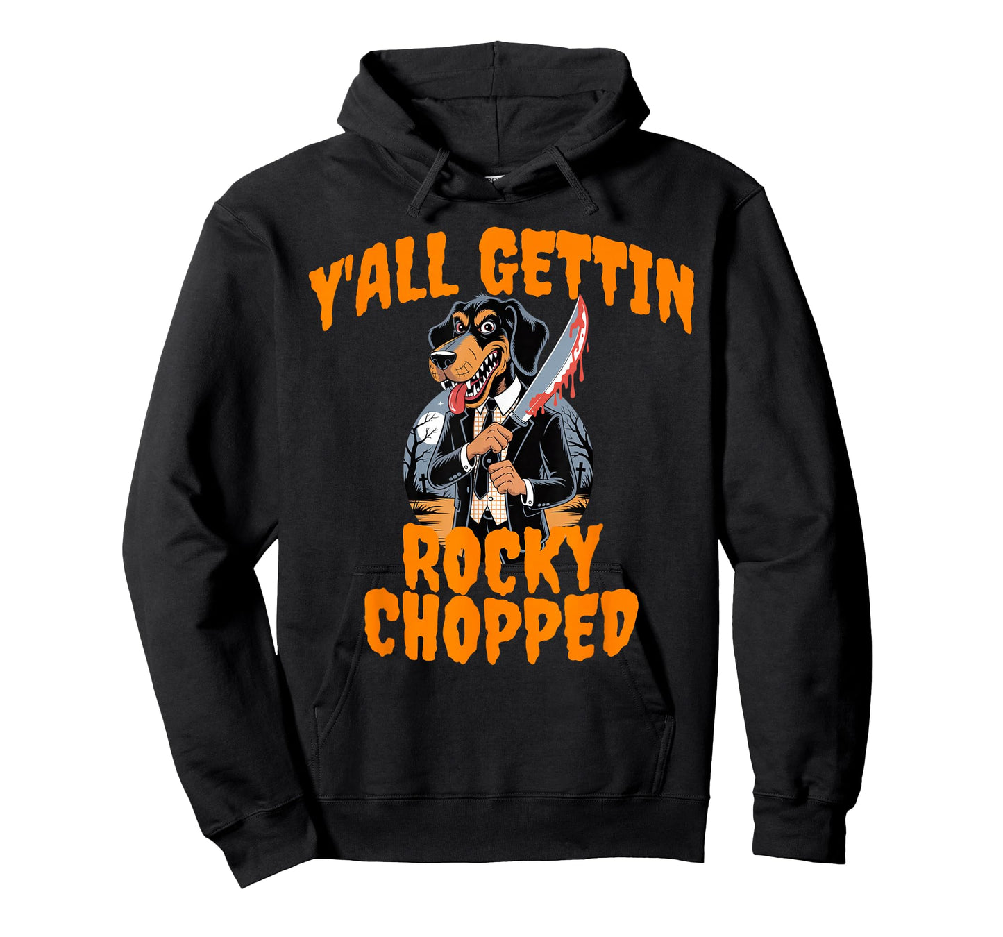 Y'all Gettin Rocky Chopped Tennessee Halloween Costume T-Shirt