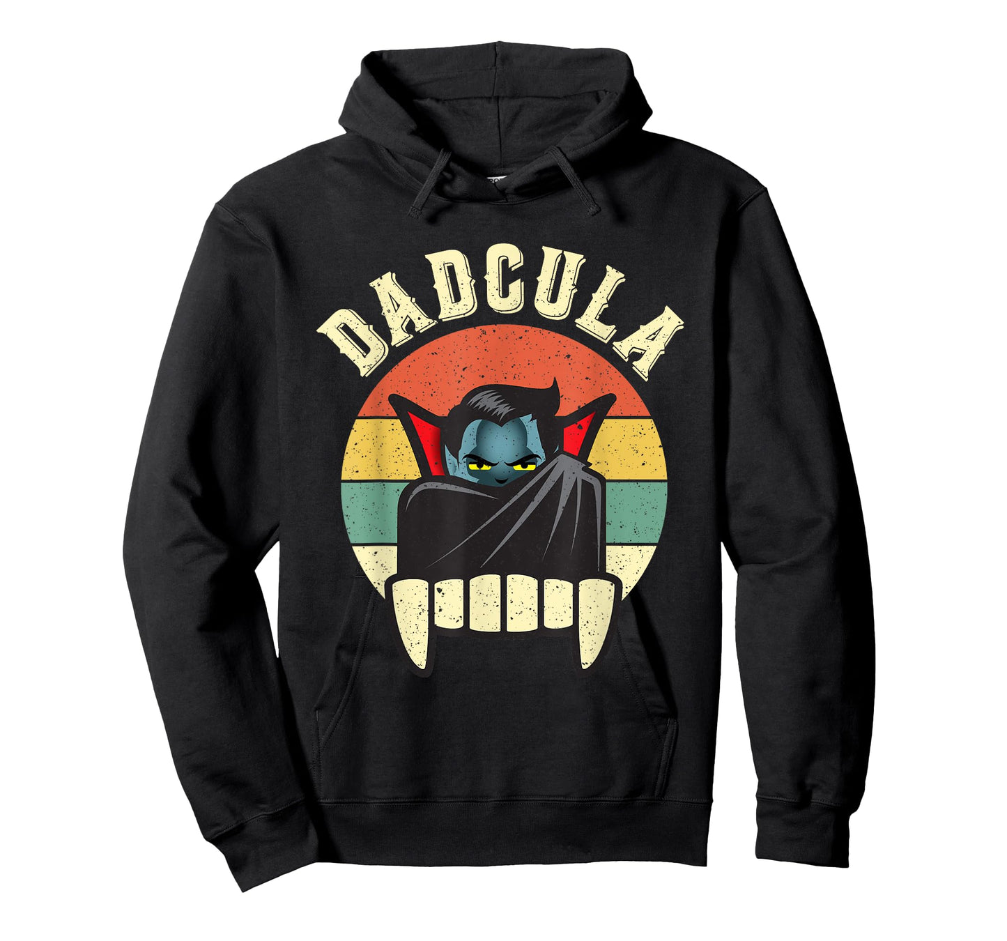 Dadcula Daddy Matching Family Halloween Dad Retro Vintage T-Shirt