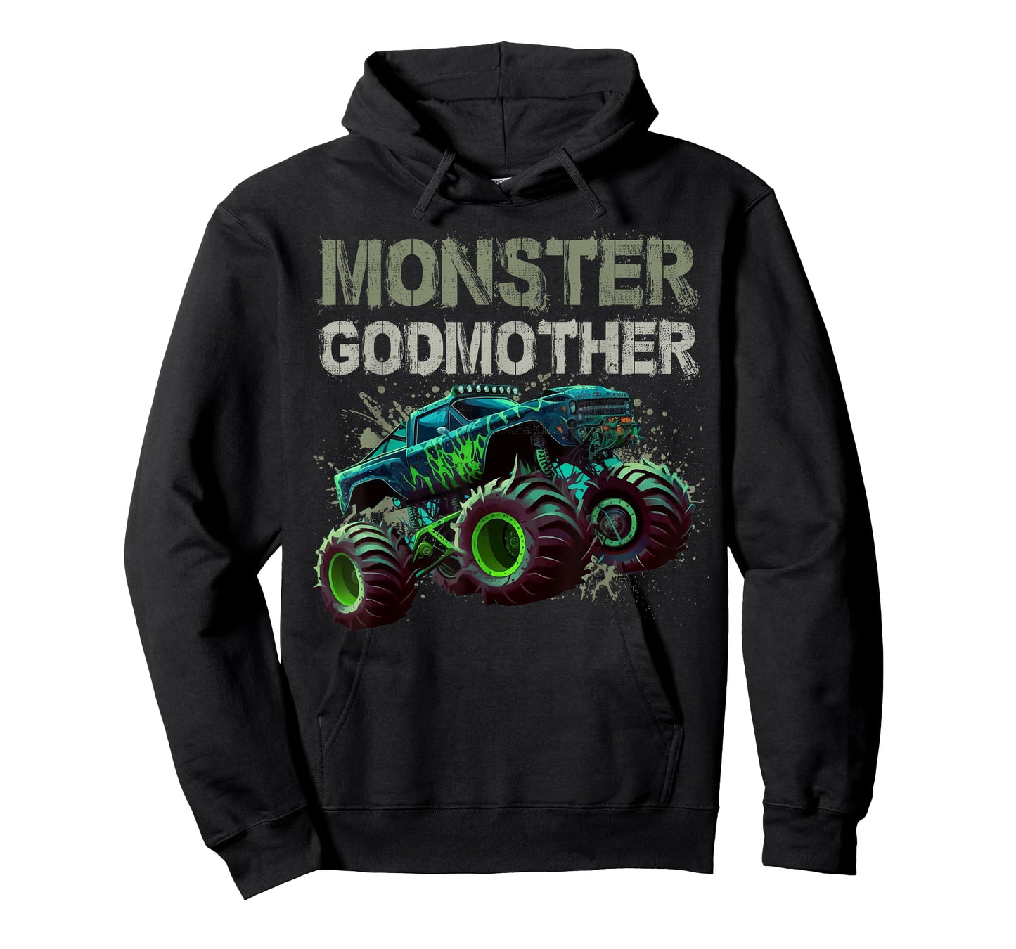 Monster Truck Godmother Family Matching Monster Truck Lovers T-Shirt