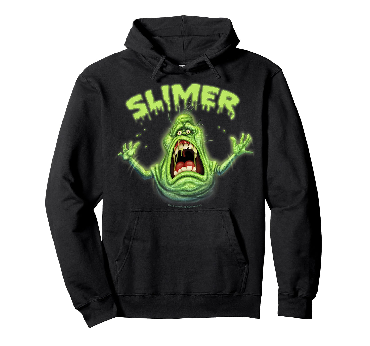 Ghostbusters Slimer Neon Portrait T-Shirt