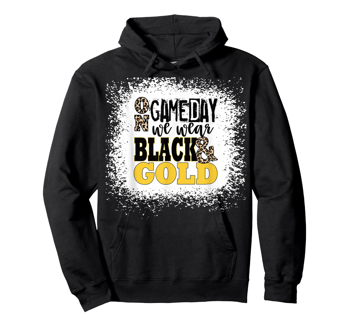On Gameday Football We Wear Gold And Black T-Shirt