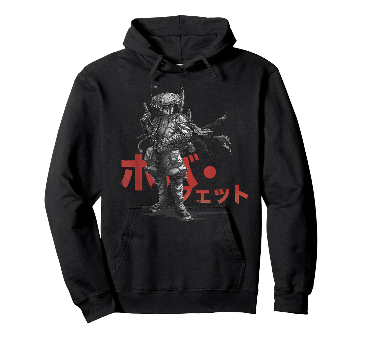 Star Wars: Visions Anime The Duel Japanese Samurai Boba Fett T-Shirt