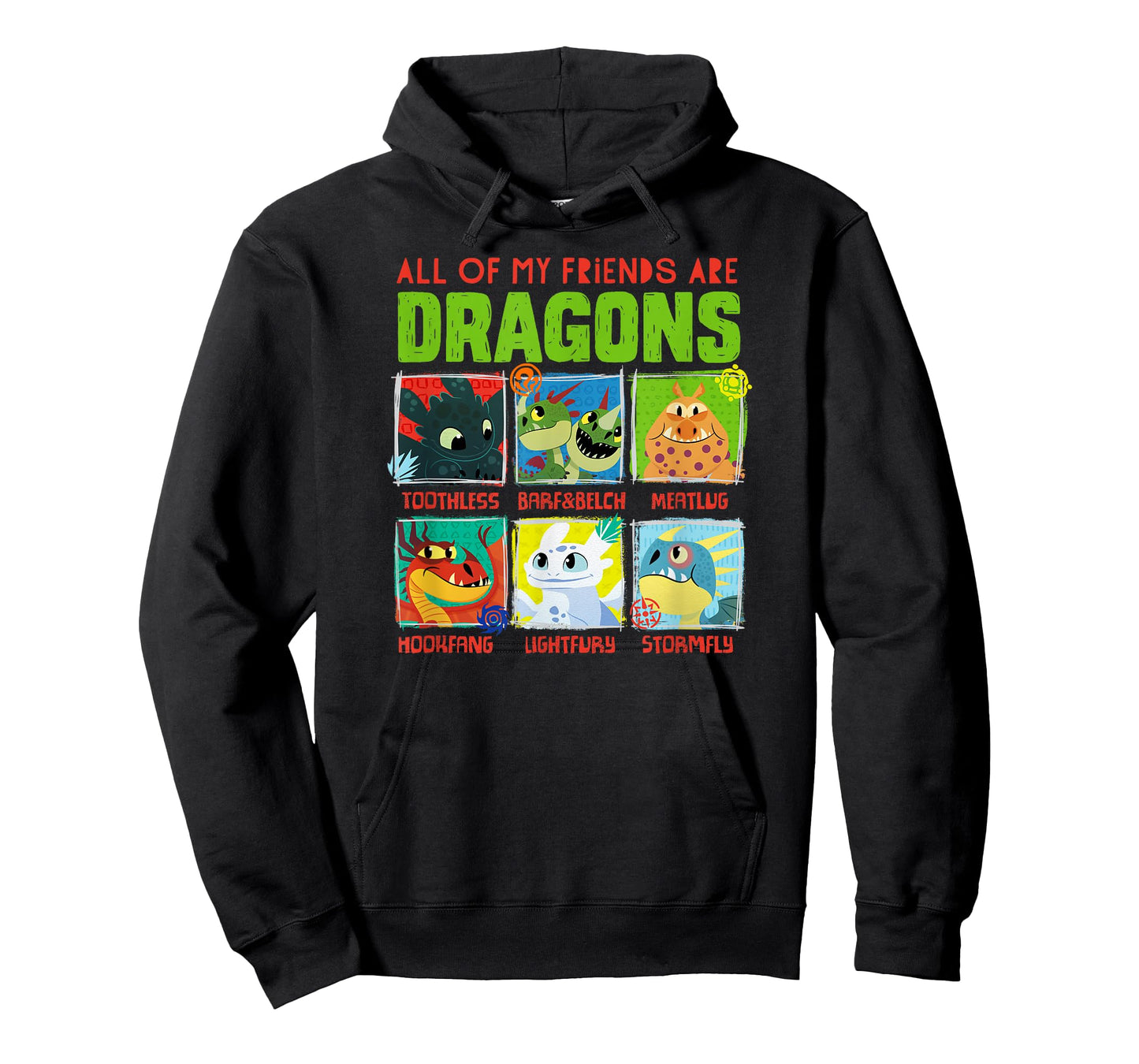 How to Train Your Dragon 3 Hidden World Dragon Friends T-Shirt