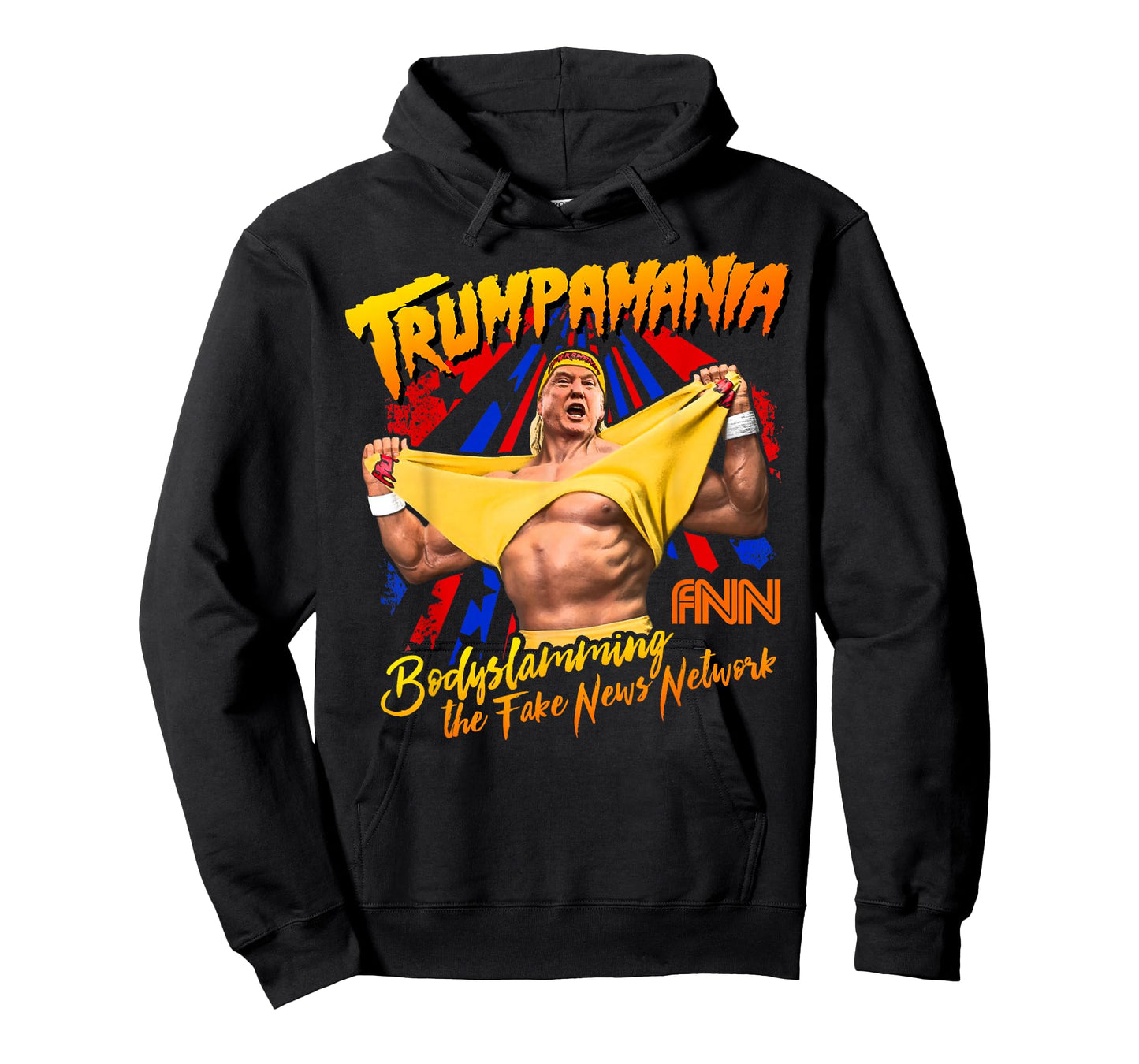 Trump Wrestling Meme Fake News Trumpamania T-Shirt
