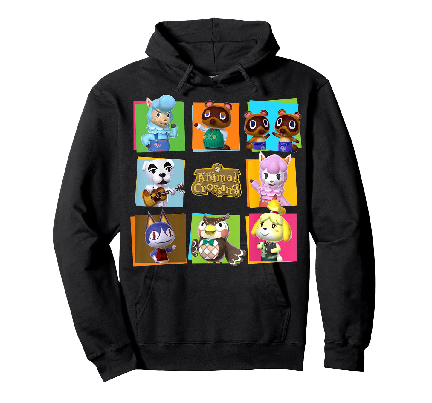 Animal Crossing Group Shot Panels T-Shirt