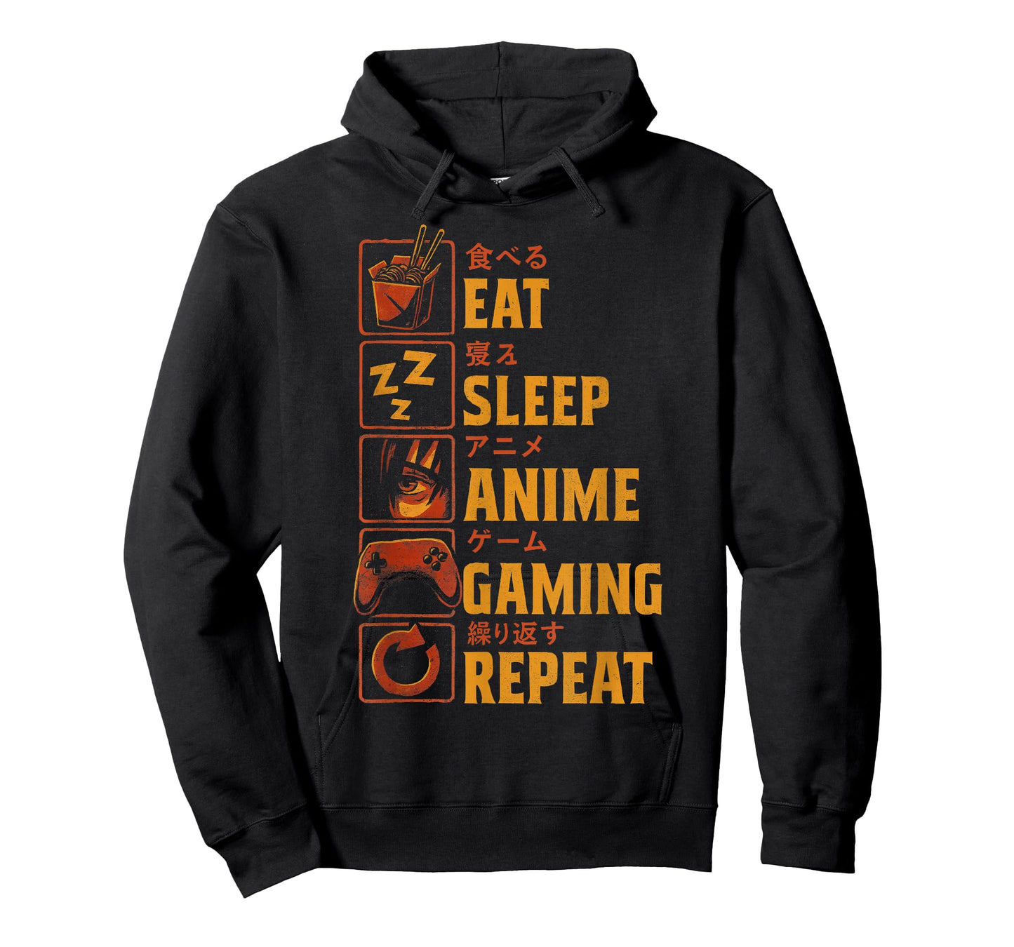 Funny Gamer Anime Graphic Tee Men Boys Teens Video Gaming T-Shirt