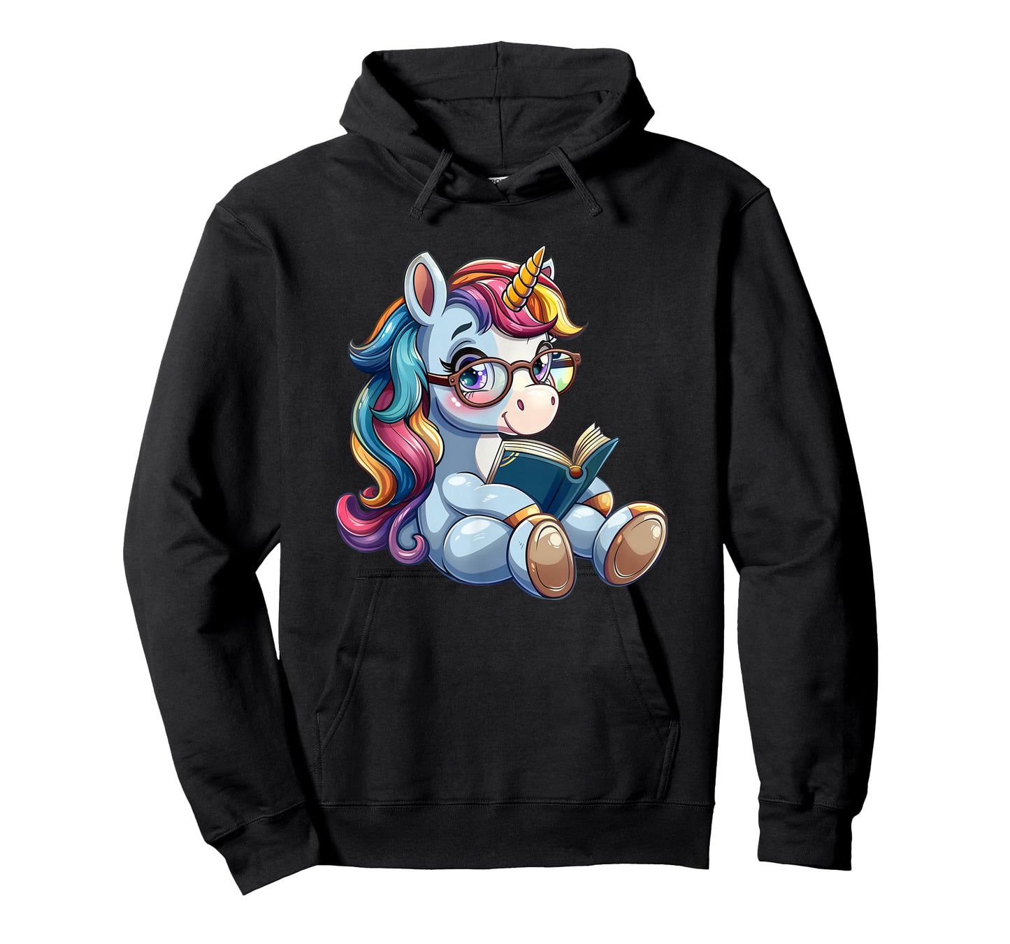 Unicorn Reading Book - Unicorn Kawaii Japanese T-Shirt