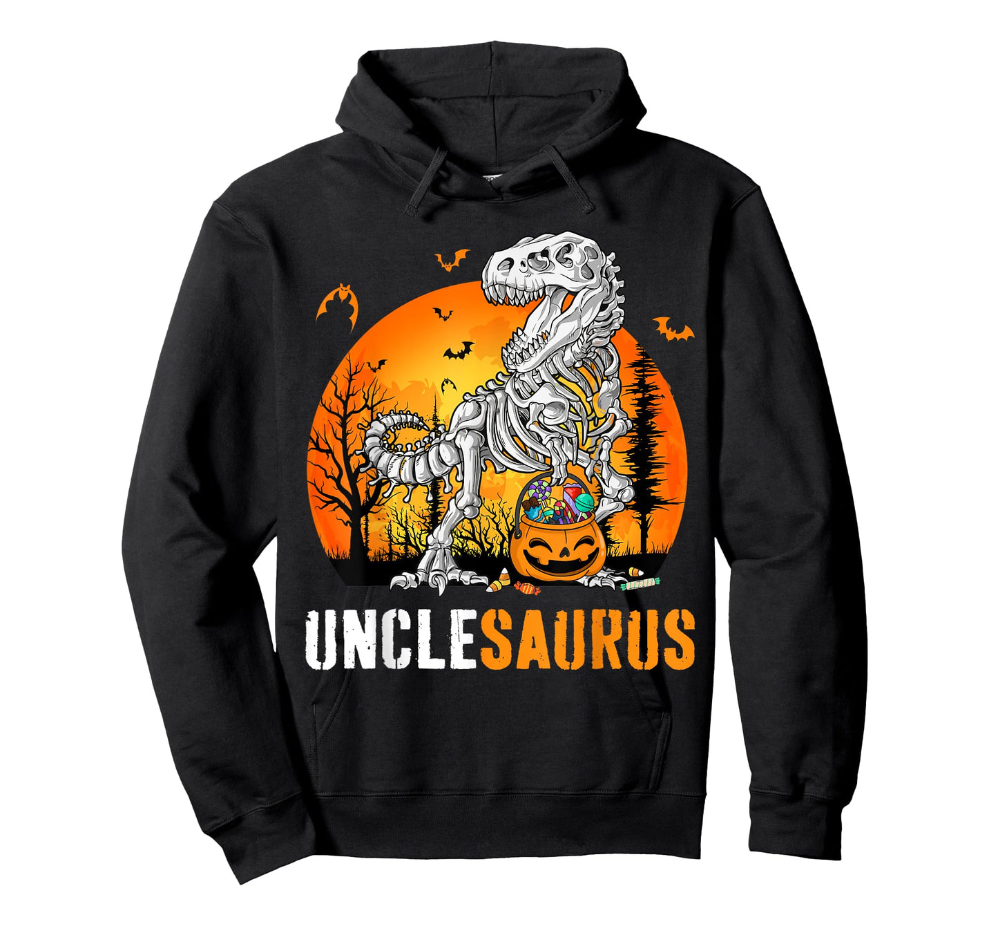 Unclesaurus Dinosaur Skeleton Halloween Uncle Saurus T-Shirt