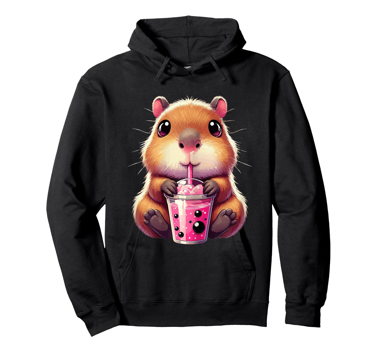 Capybara Bubble Tea Boba Tea Kawaii Anime T-Shirt