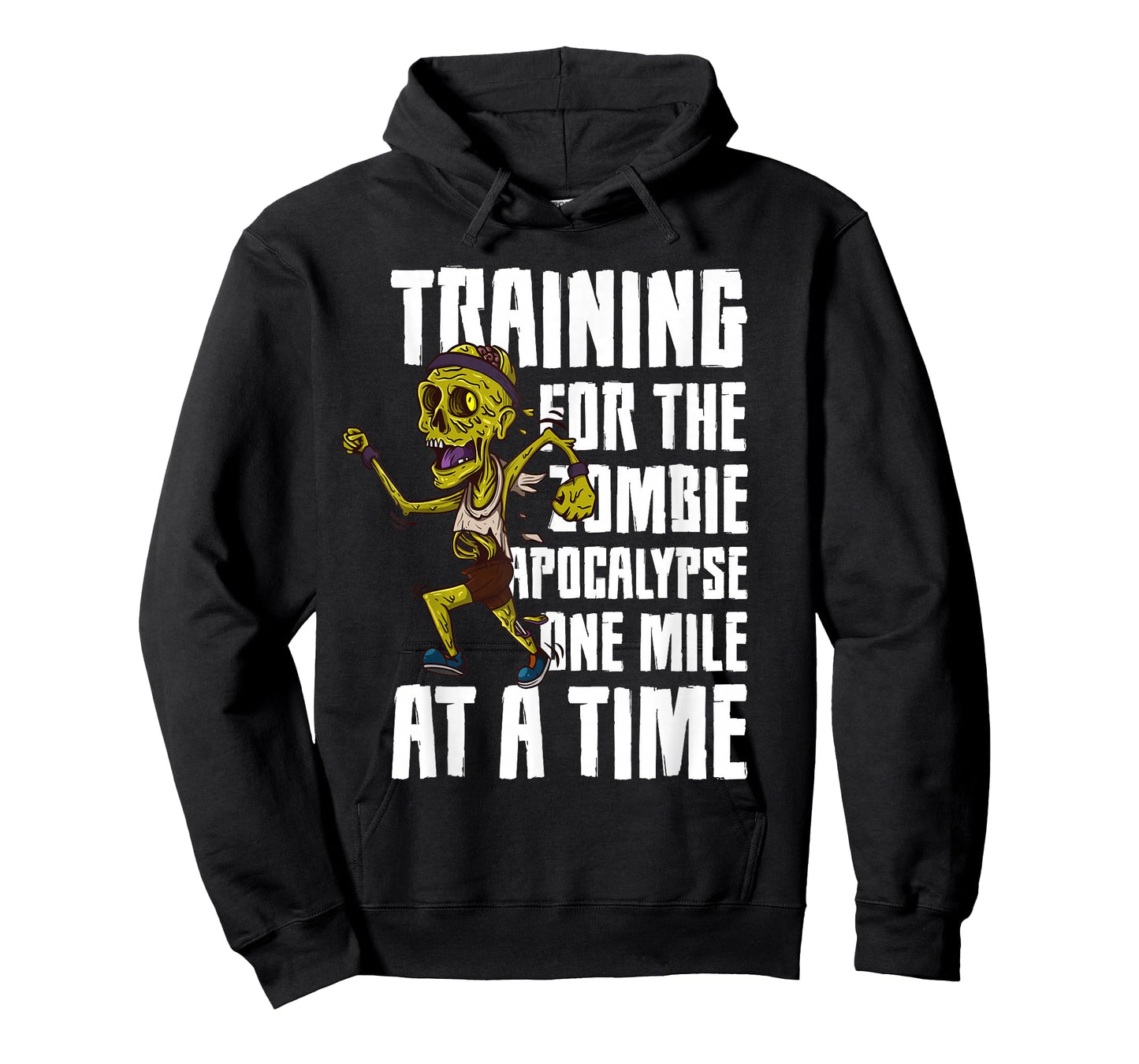 Training For The Zombie Apocalypse Marathon Jogging T-Shirt