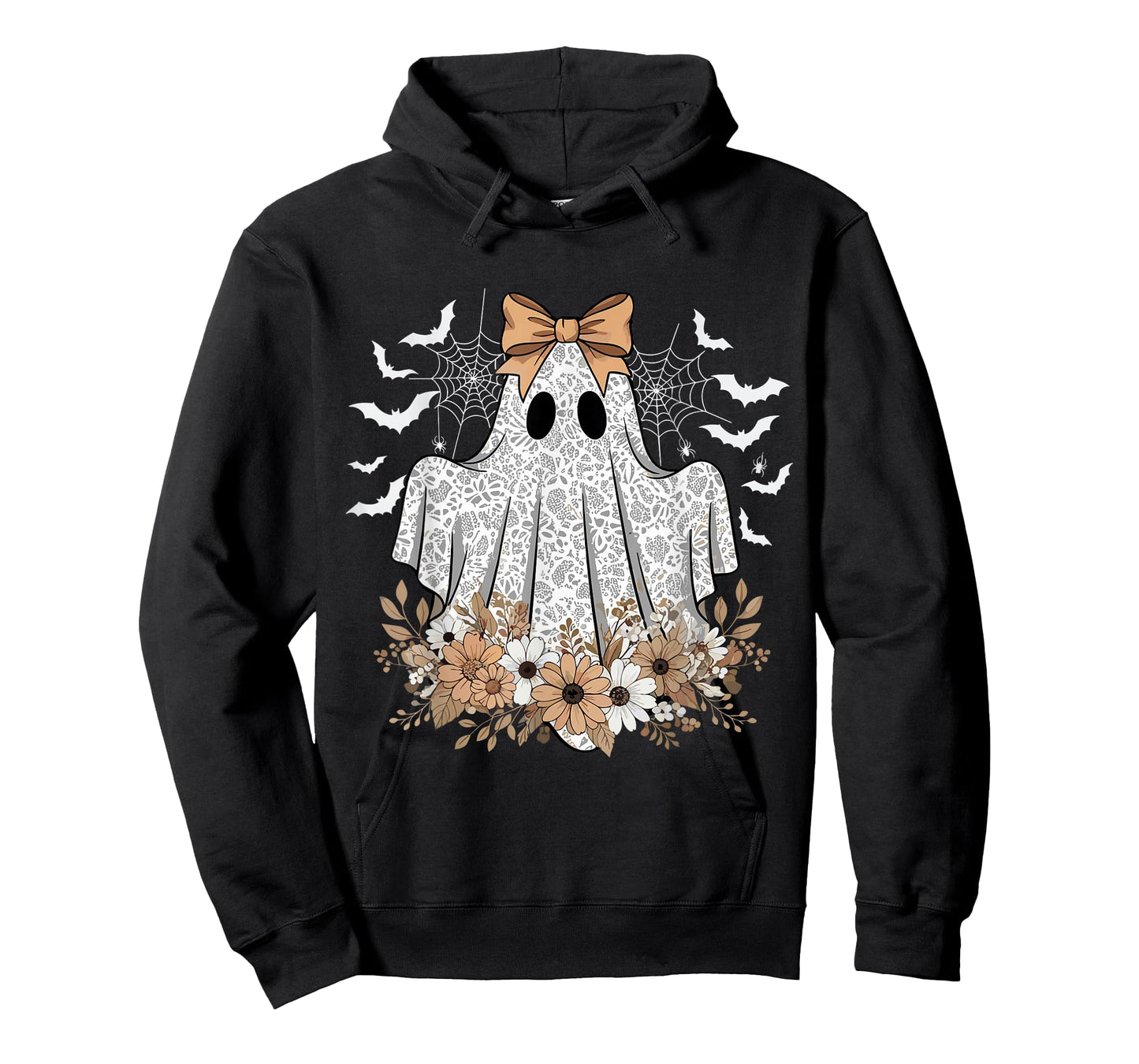 Boo in Boojee Cute Lace Ghost with Bow Halloween T-Shirt
