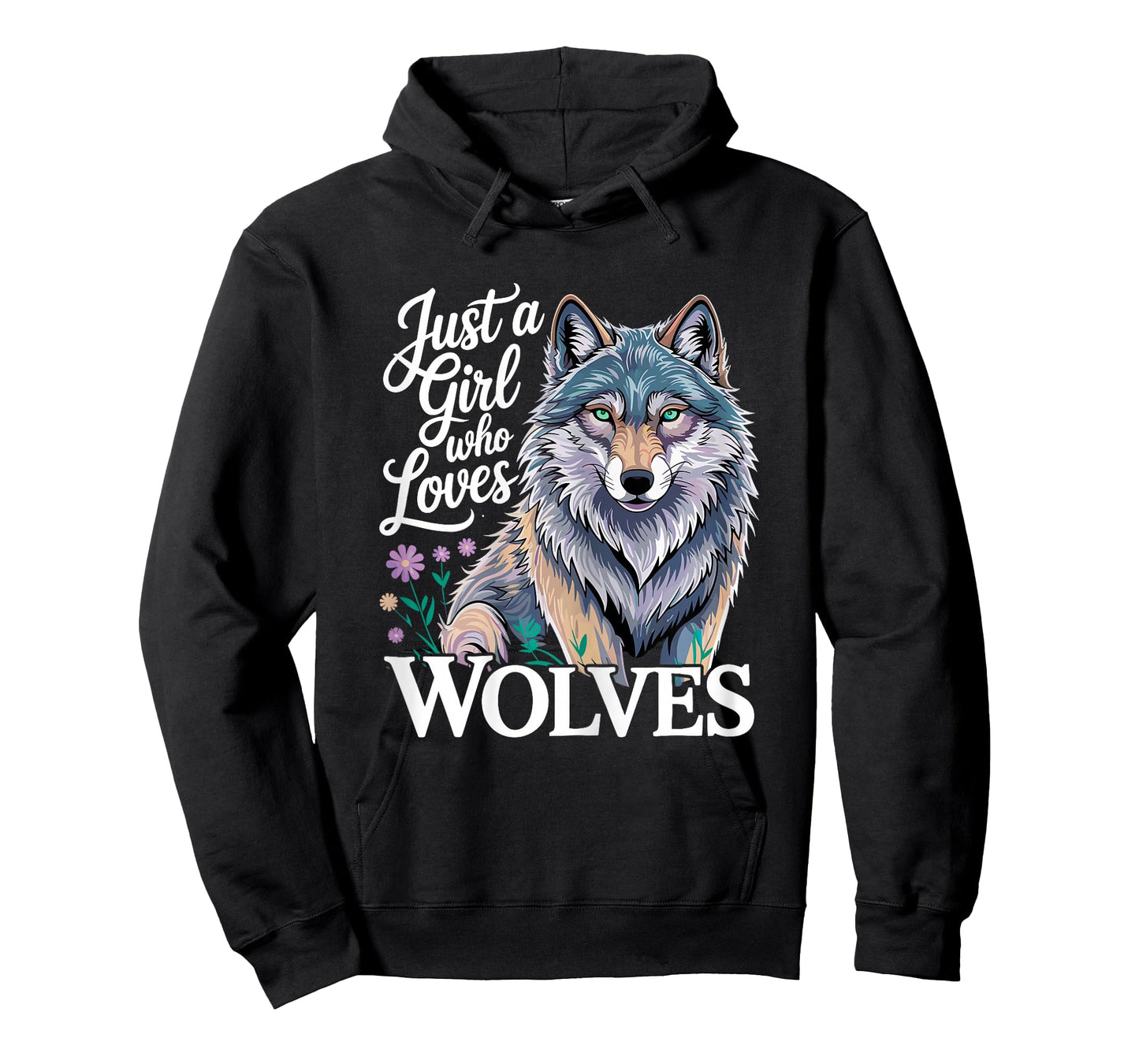 Wolf Just a Girl Who Loves Wolves T-Shirt