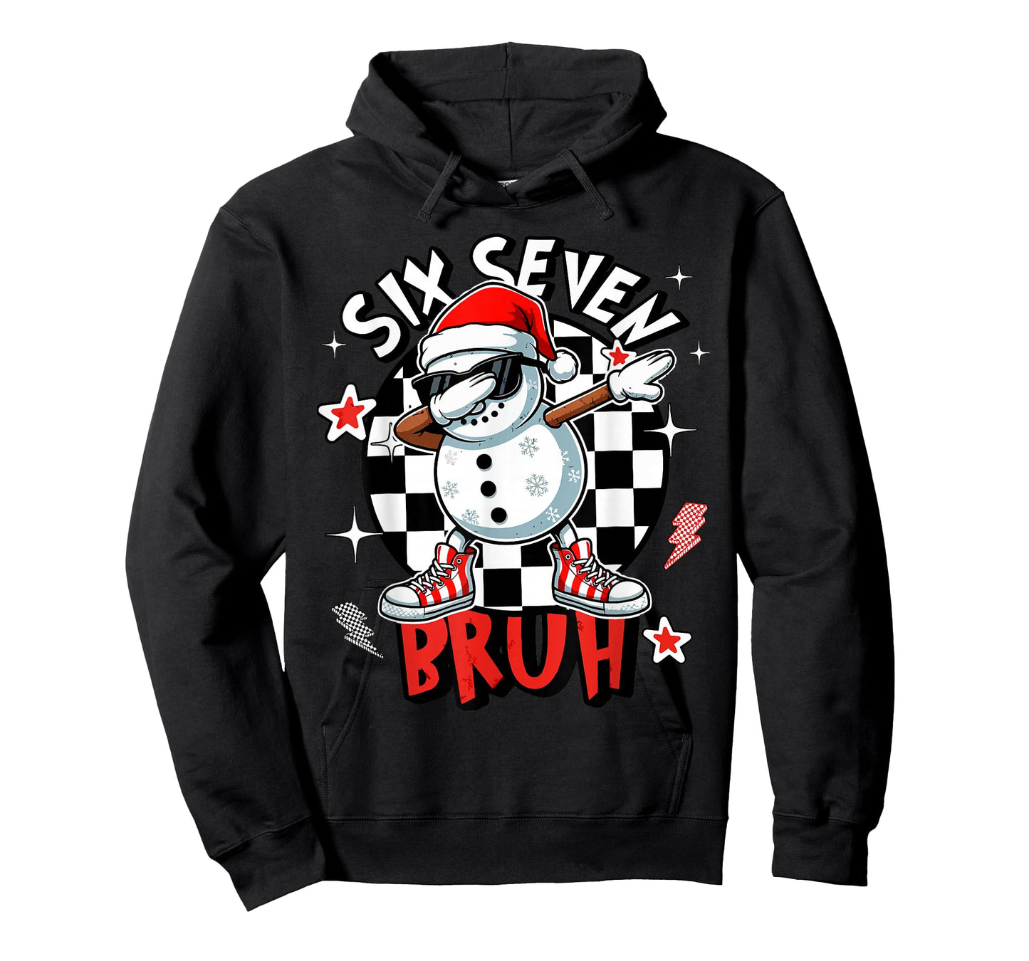 67 Six Seven Bruh Funny Snowman Christmas 6 7 Meme Men Women T-Shirt