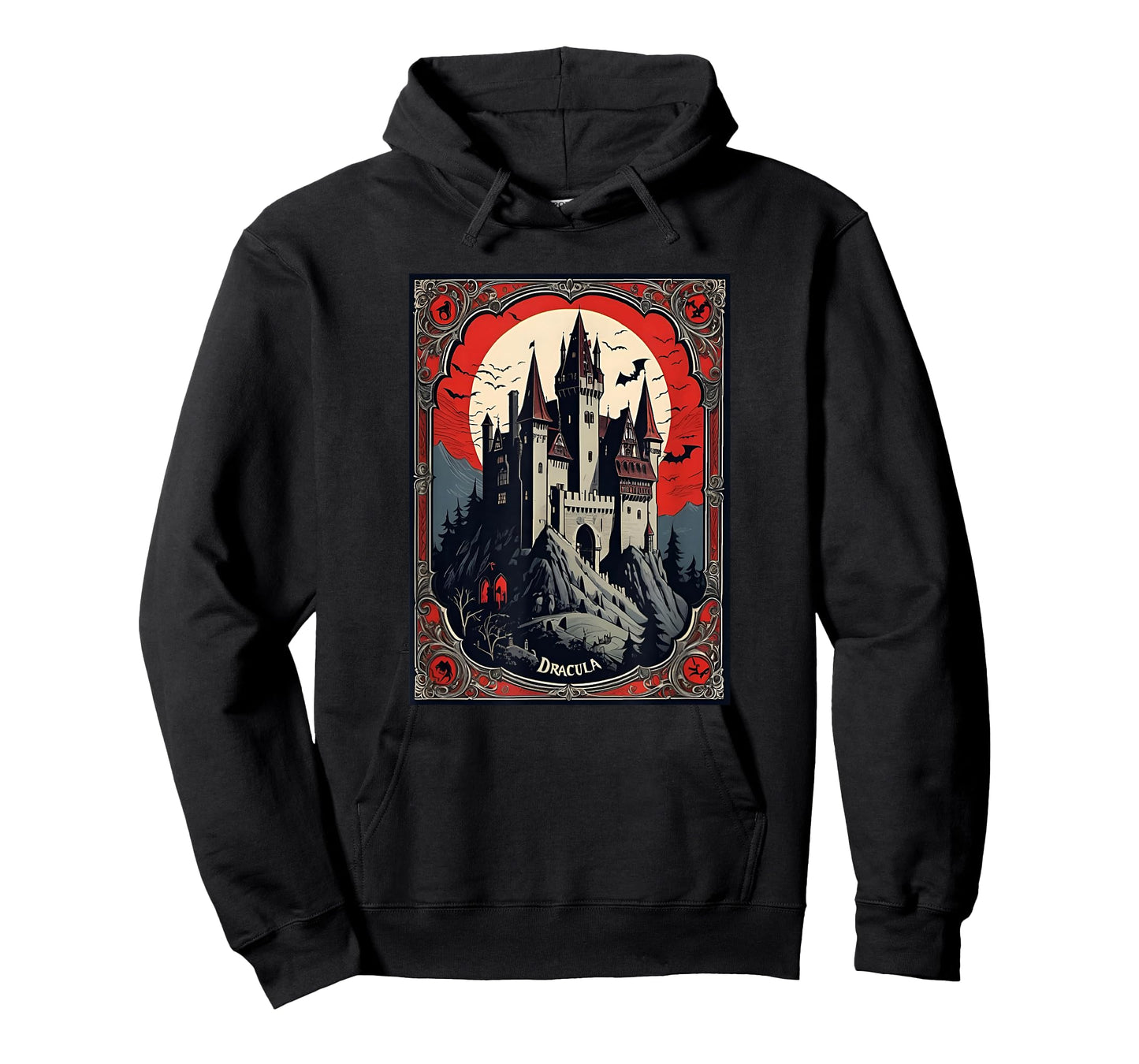 Dracula's Castle Book Cover Illustration T-Shirt