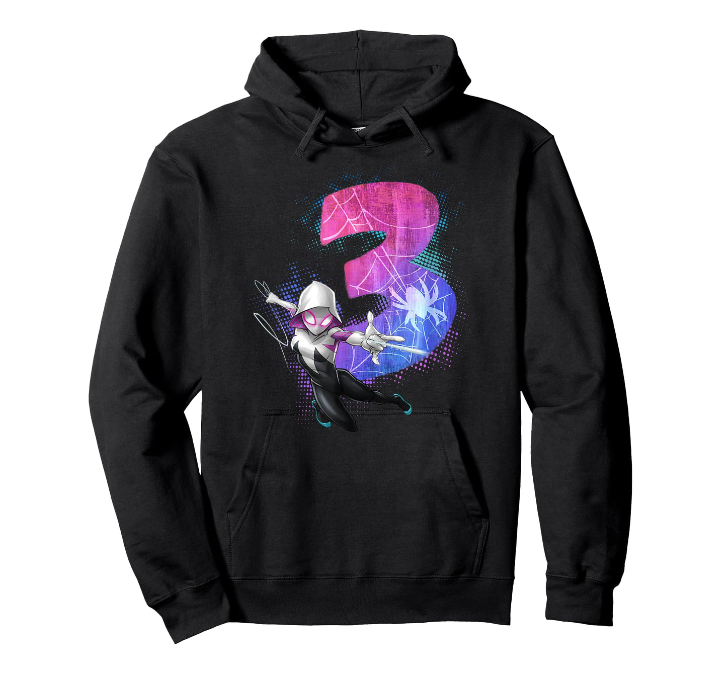 Marvel Ghost-Spider Gwen Stacy 3rd Birthday Graphic T-Shirt