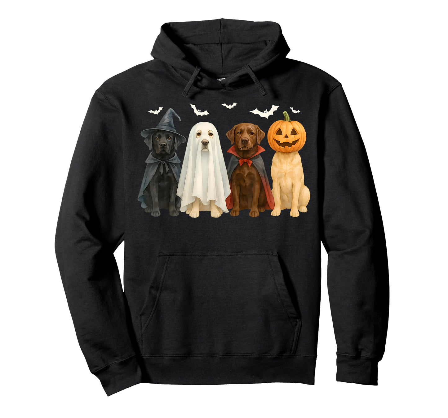 Labrador Ghost Dogs Halloween Costume for Men Women Kids T-Shirt