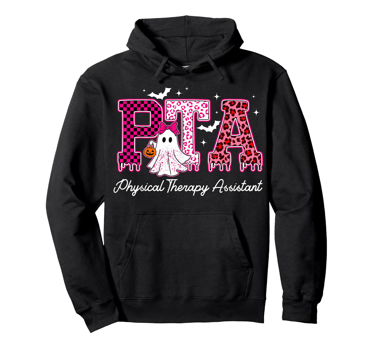 PTA Physical Therapy Assistant Fall Halloween Spooky Season T-Shirt