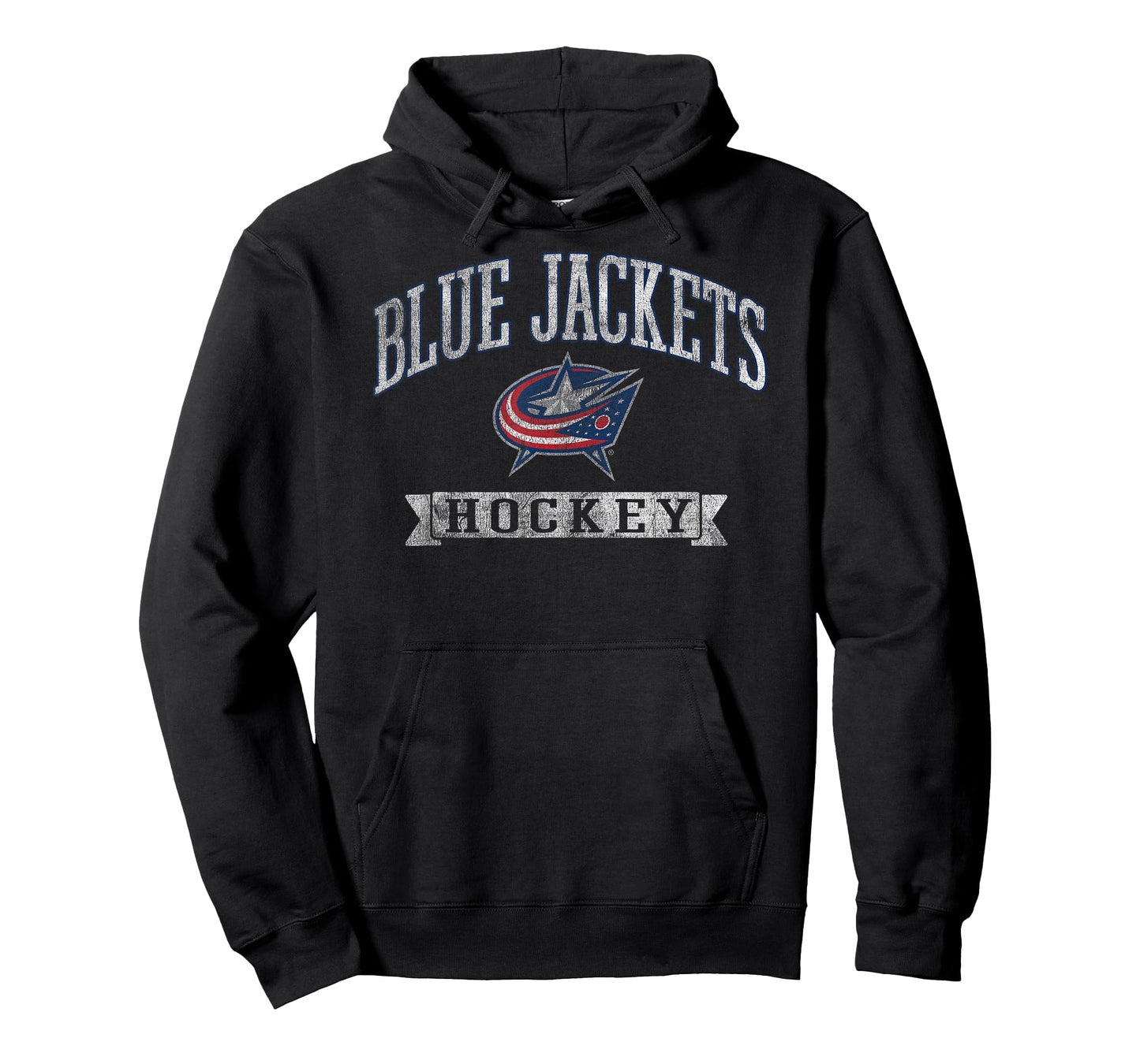Columbus Blue Jackets Vintage Hockey Dark Heather Licensed T-Shirt