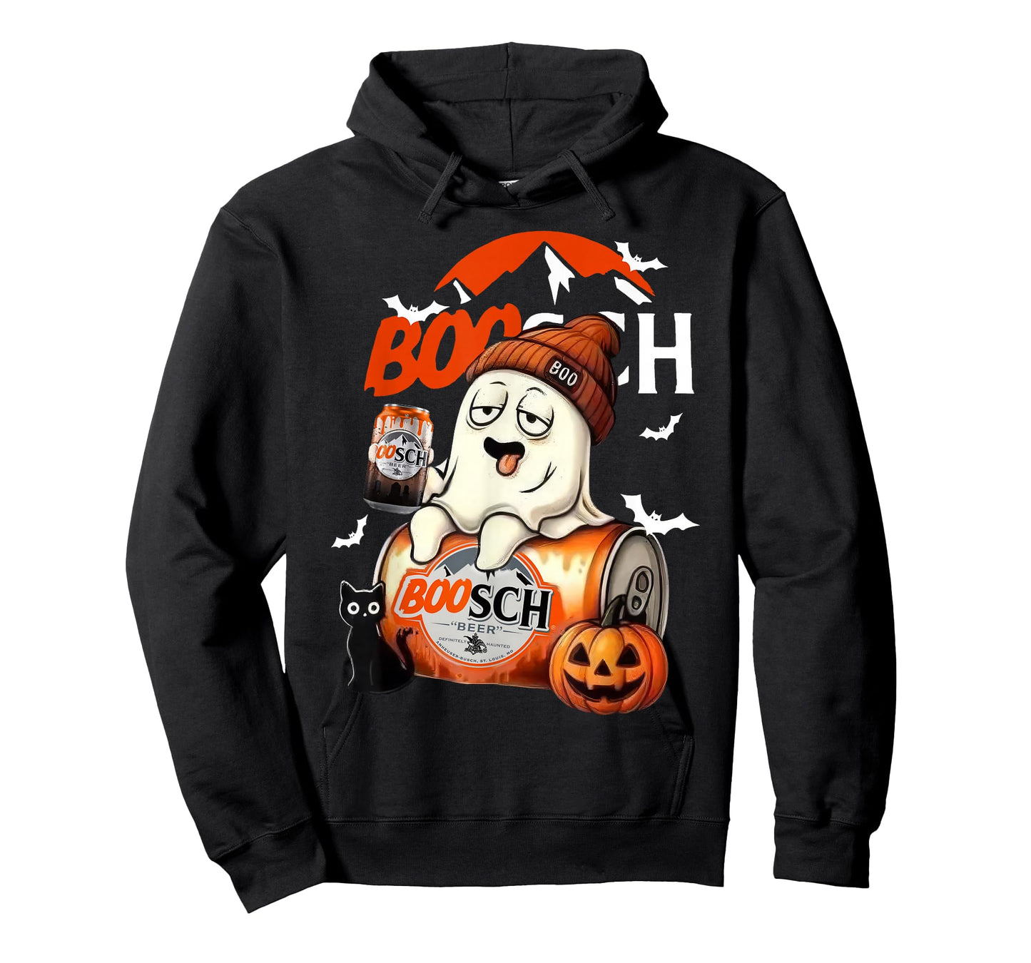 Boo Ghost Halloween Beer Party Drinking Spooky Season Men T-Shirt