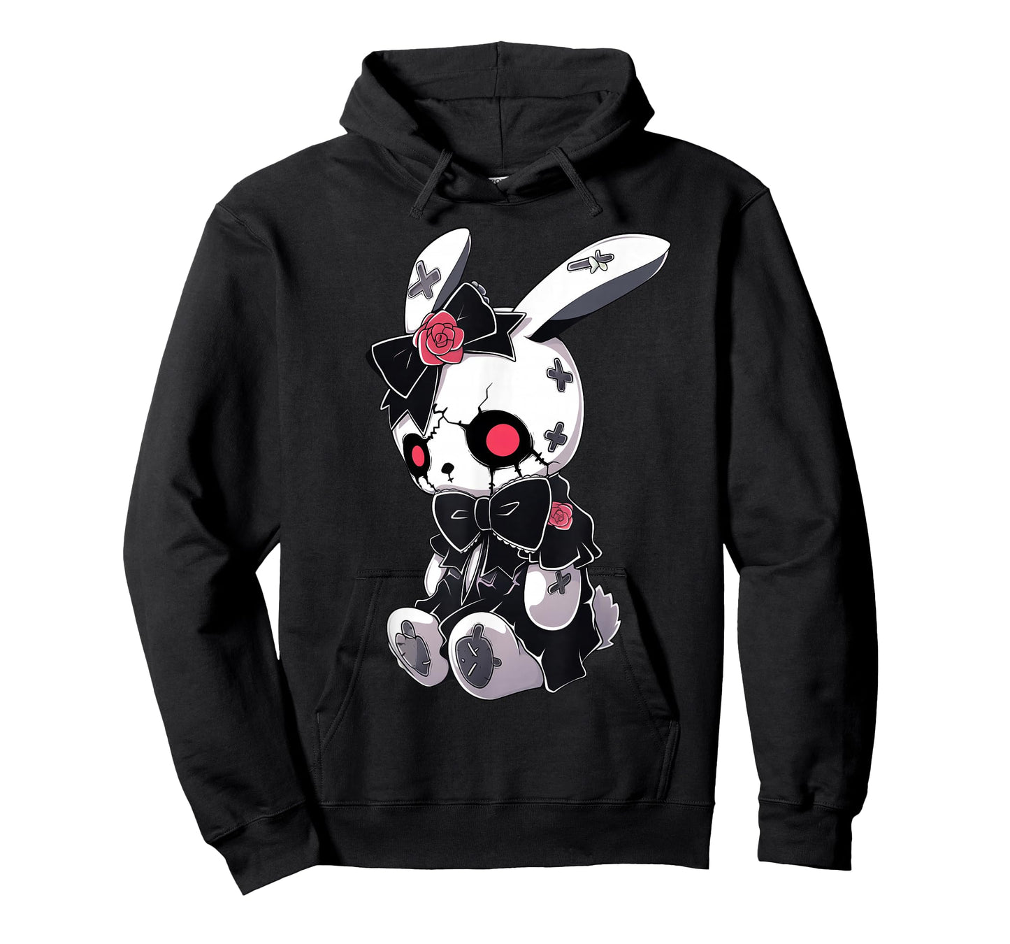 Kawaii Rabbit Goth Bunny Cute E-Girl Gothic Outfit Grunge T-Shirt