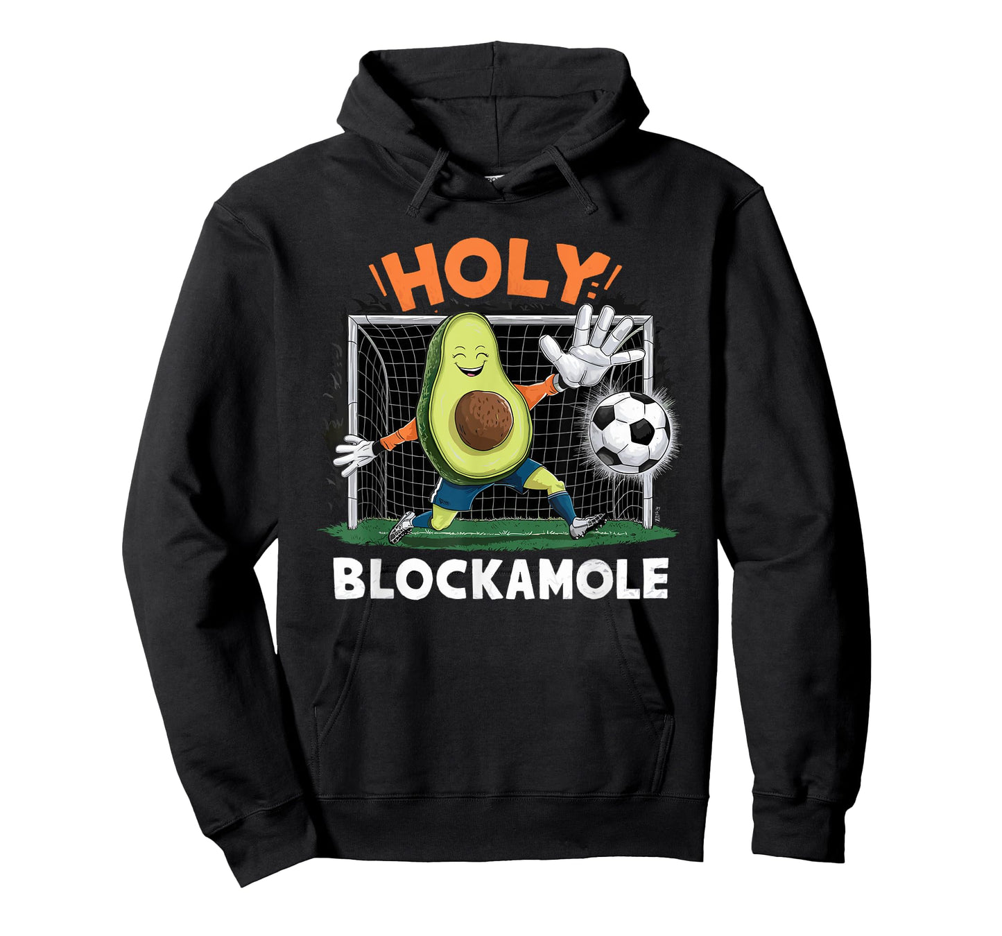 Avocado Football Player Holy Blockamole Cute Avocado Soccer T-Shirt