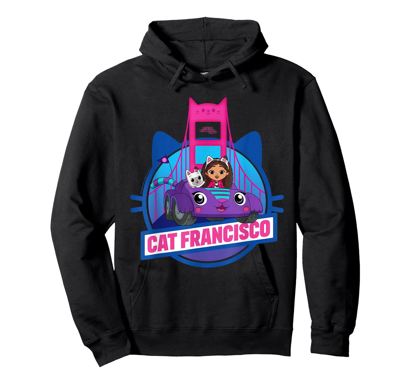 DreamWorks Gabby’s Dollhouse The Movie Cat Francisco Racer T-Shirt