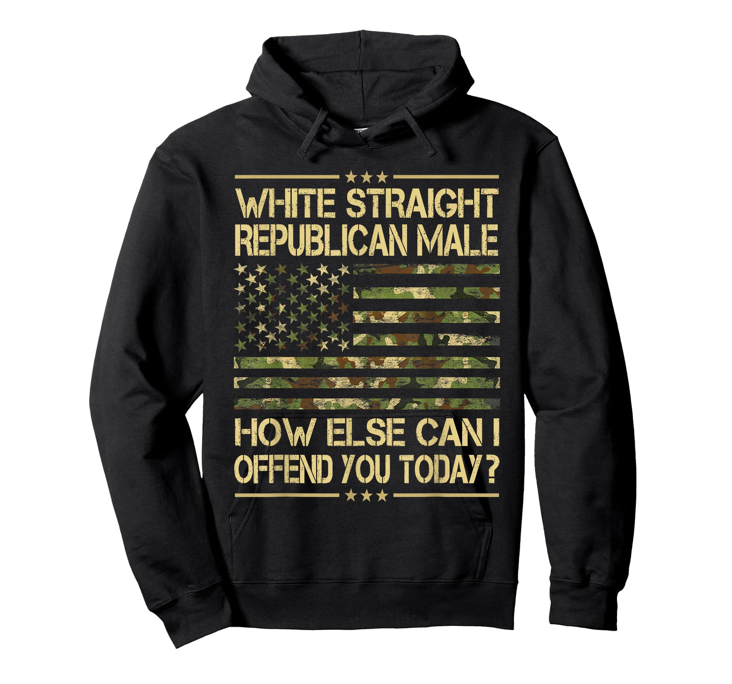 Straight White Republican Male Funny Conservative Political T-Shirt