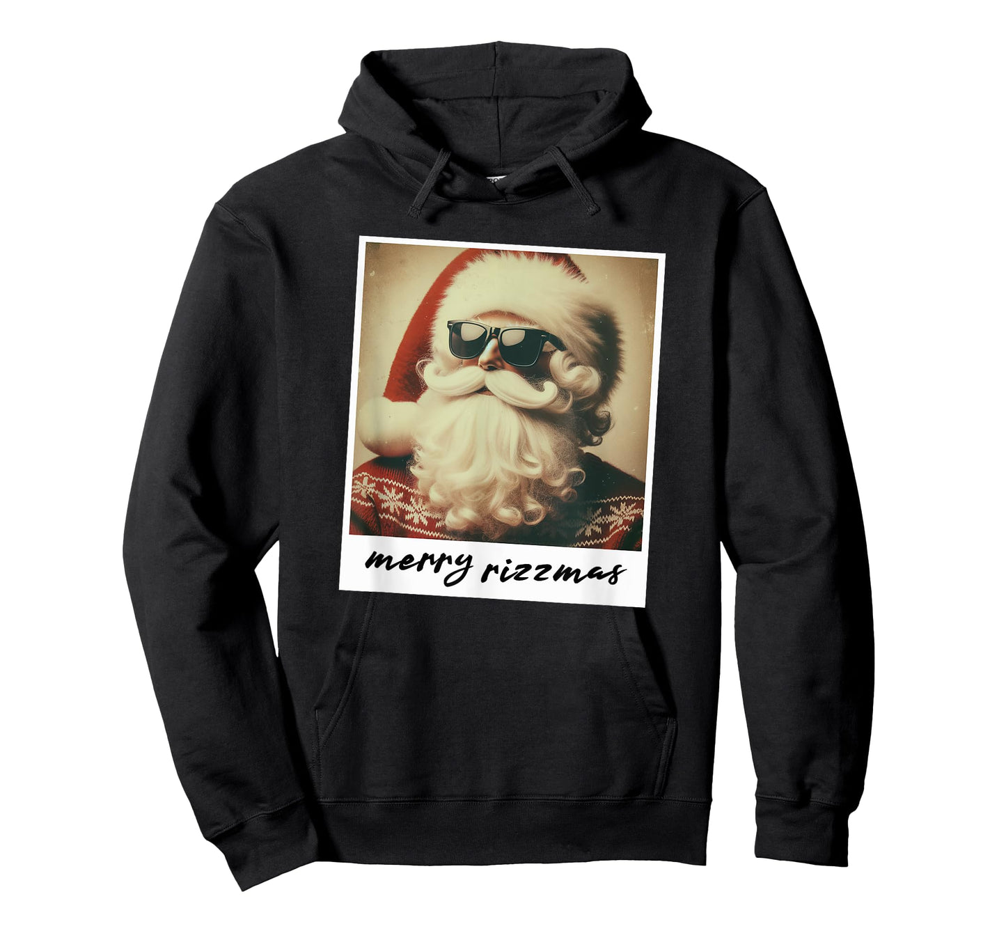 Vintage Santa Claus Teens Kids Boys Christmas Merry Rizzmas T-Shirt