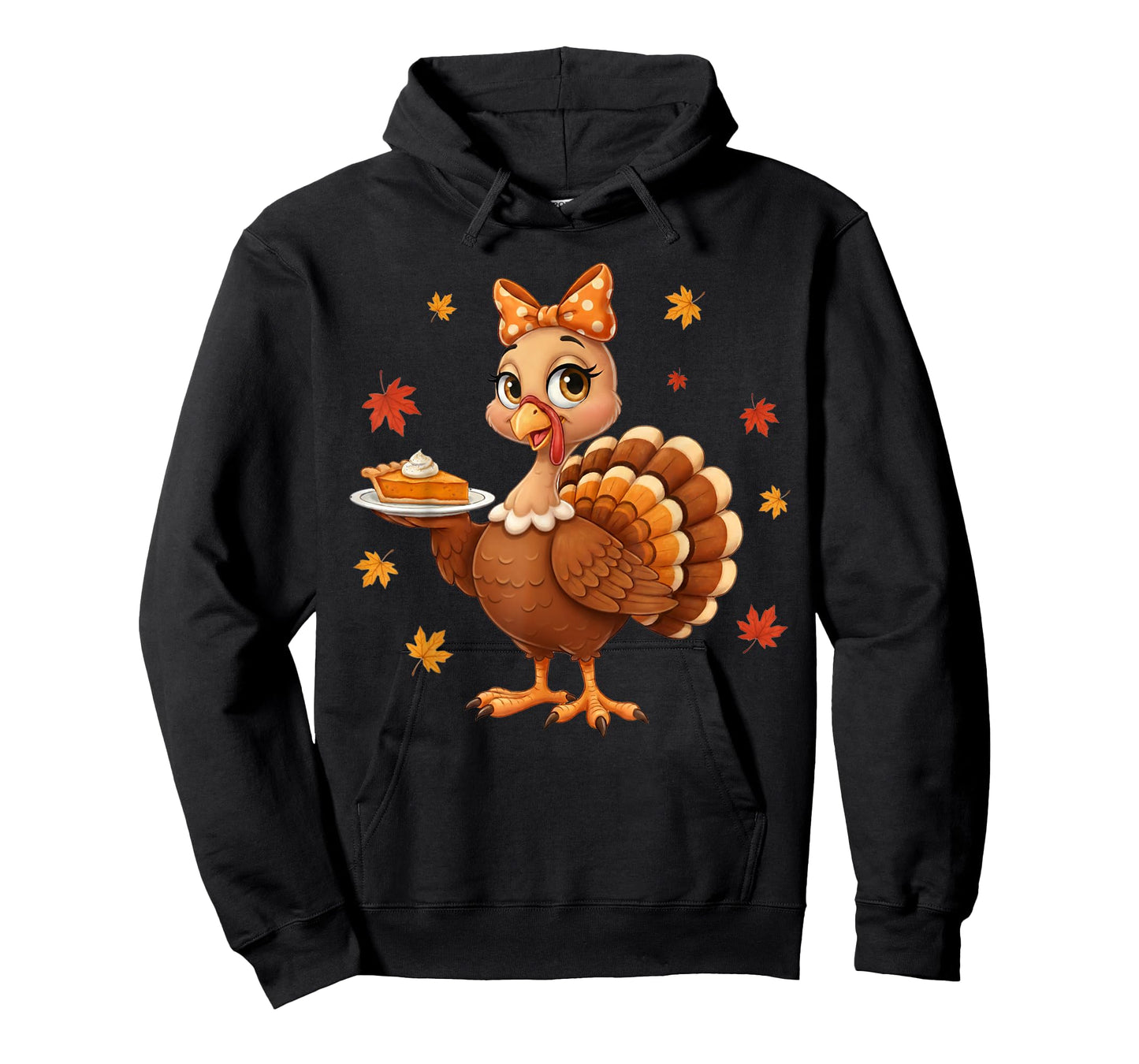 Turkey Coquette Bow Pie Turkey Day Girls Fall Thanksgiving T-Shirt
