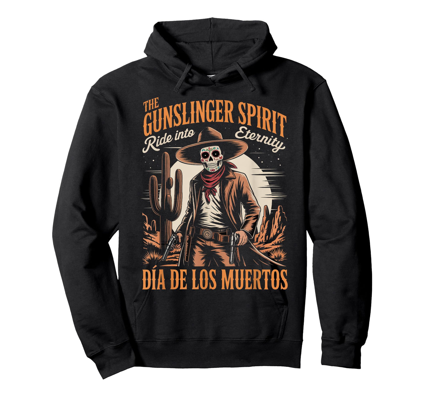 Cowboy Skeleton Día de Los Muertos T-Shirt